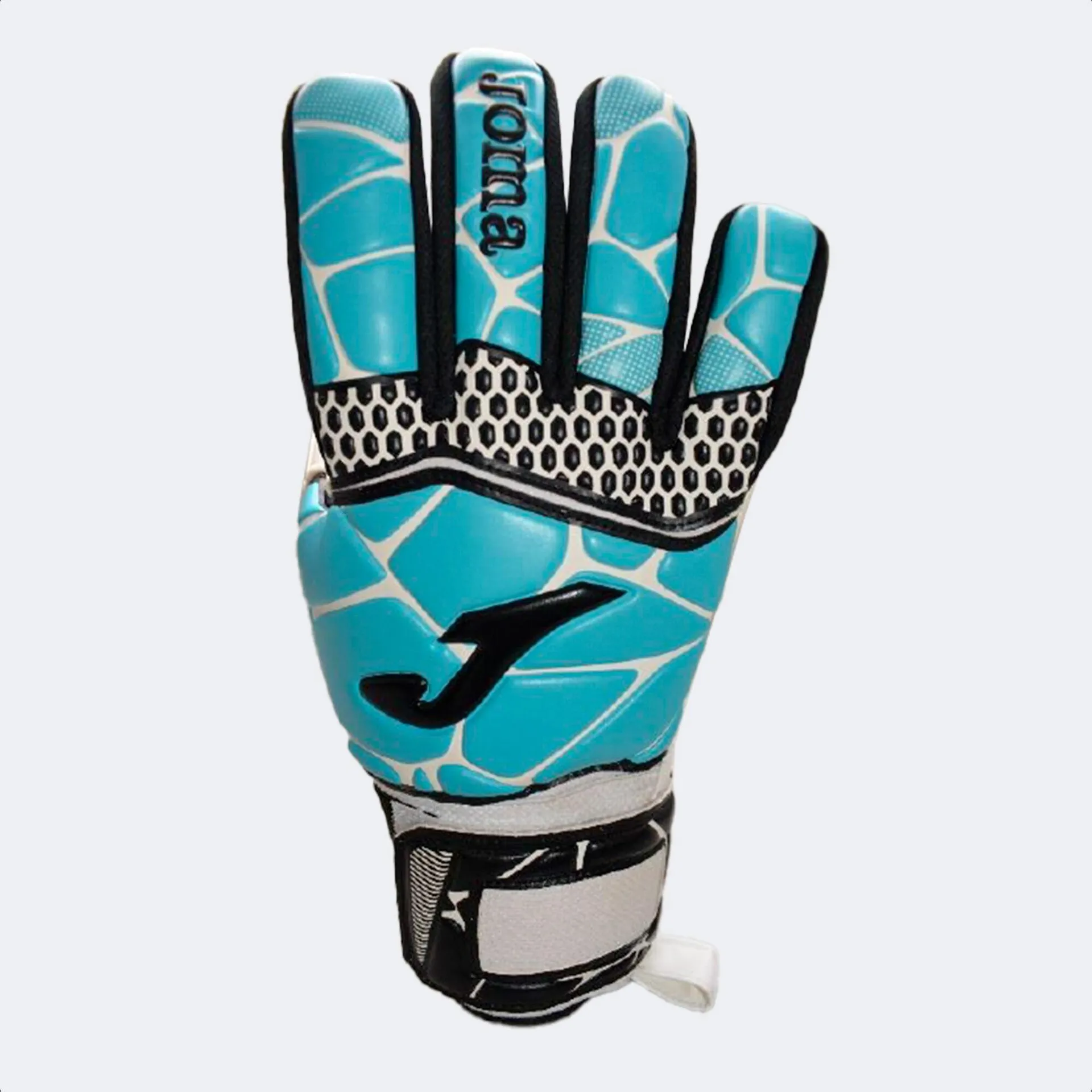 Guantes portero fútbol Gk-Pro blanco turquesa