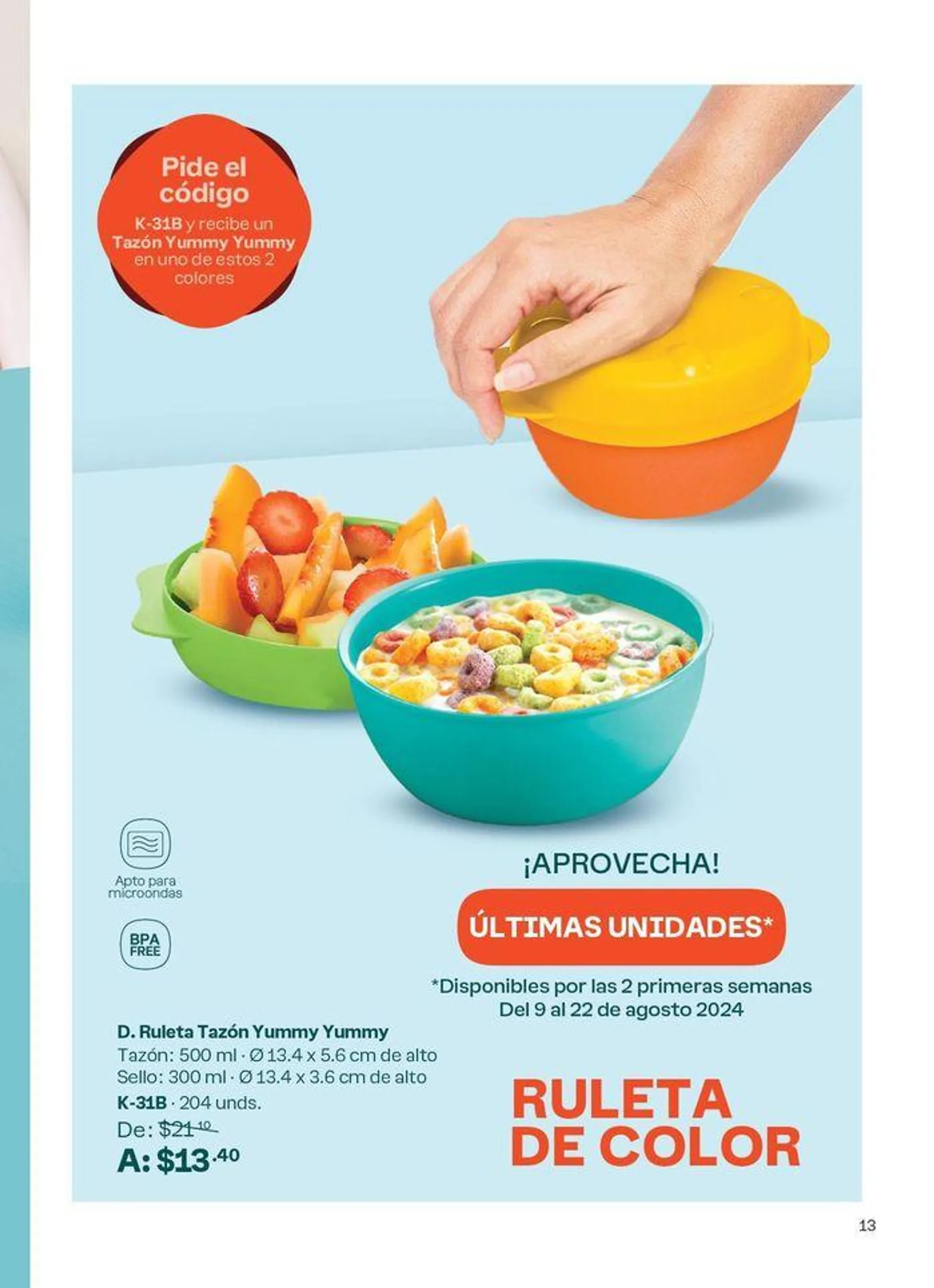 Catalogo de Catálogo Tupperware 9 de agosto al 5 de septiembre 2024 - Pag 4