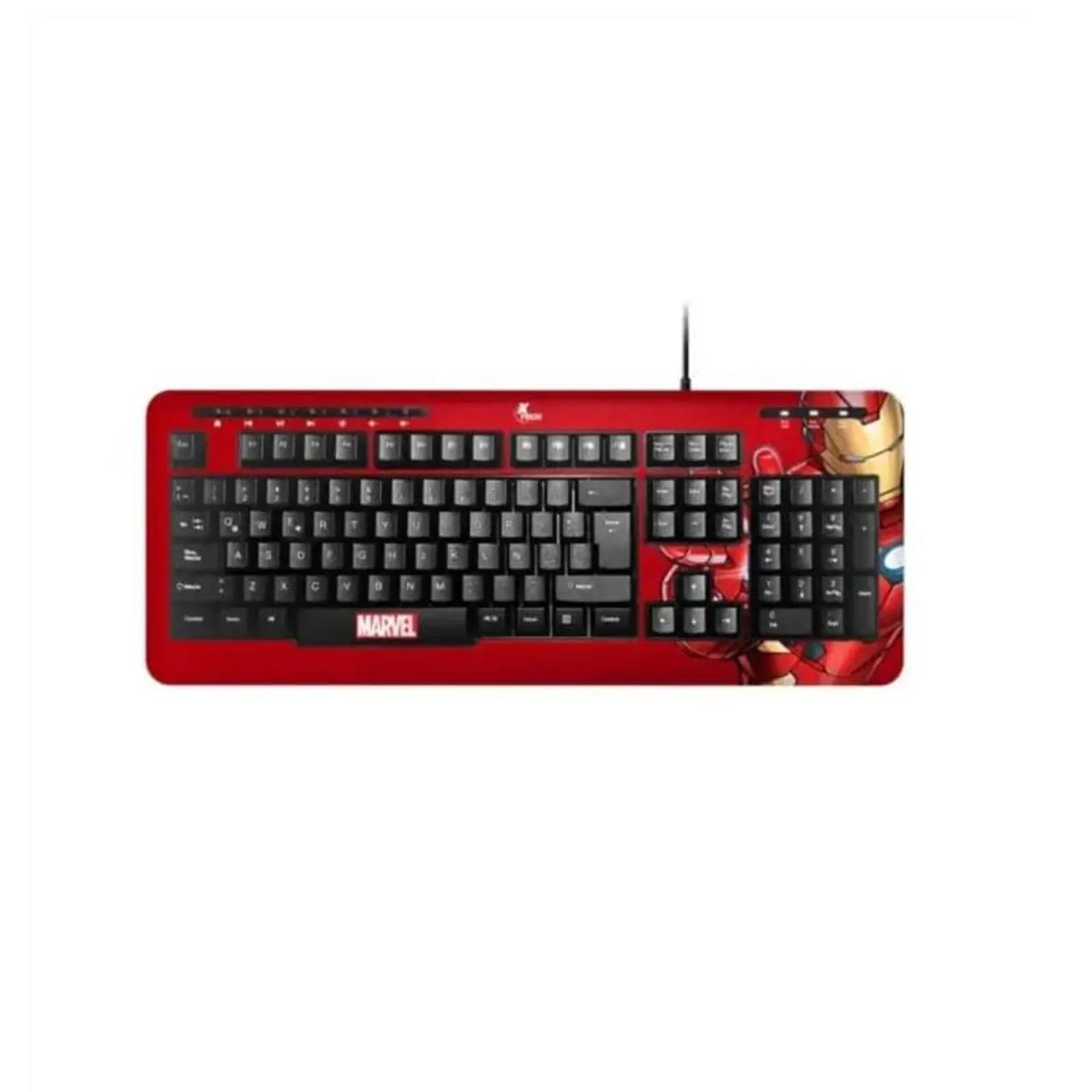 Teclado Usb Xtk-M401im Iron Man Multimedia Xtech