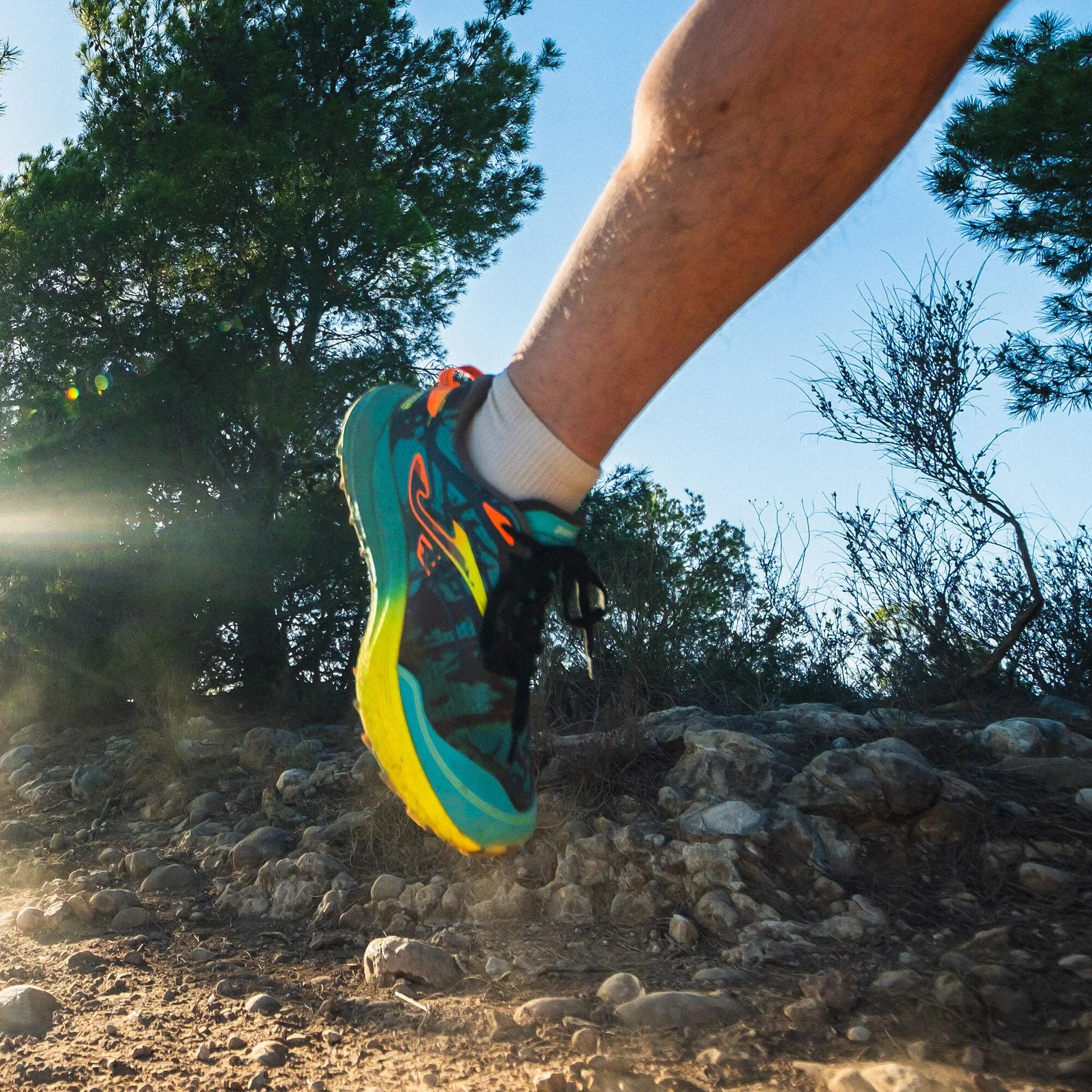 Zapatillas trail Tr-6000 unisex verde negro