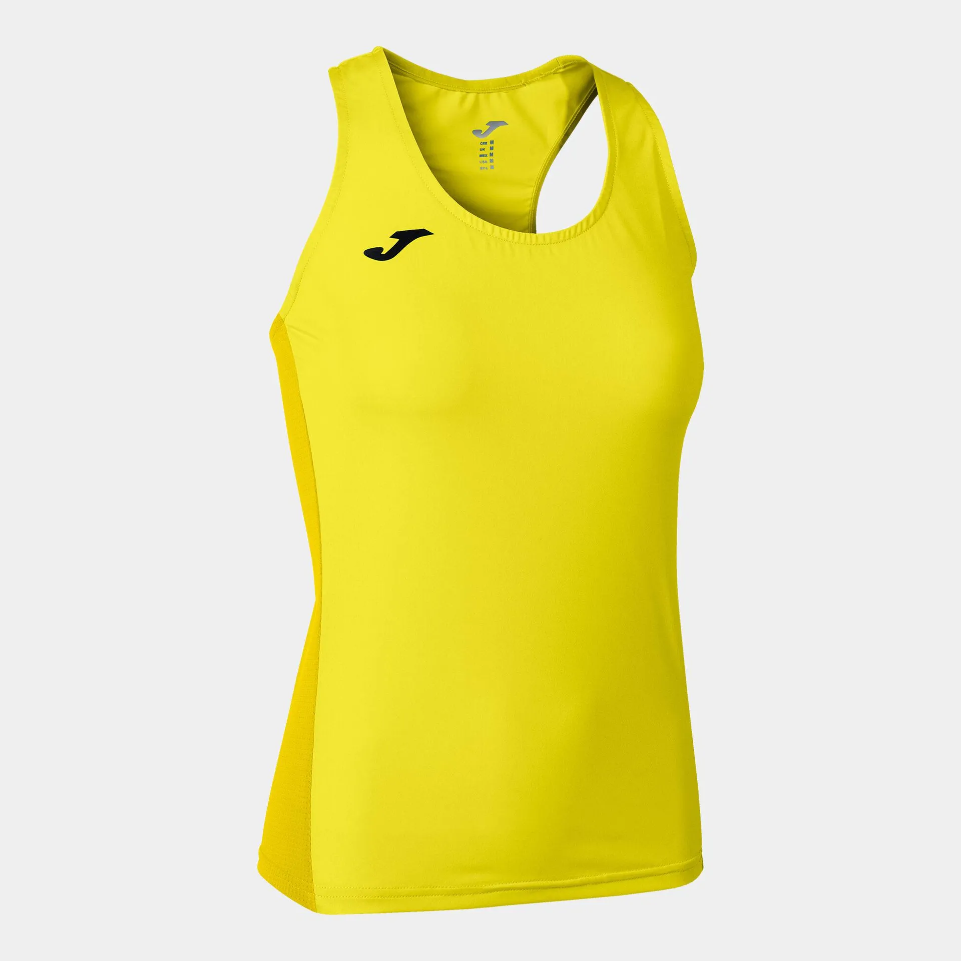 Camiseta tirantes mujer R-Winner amarillo