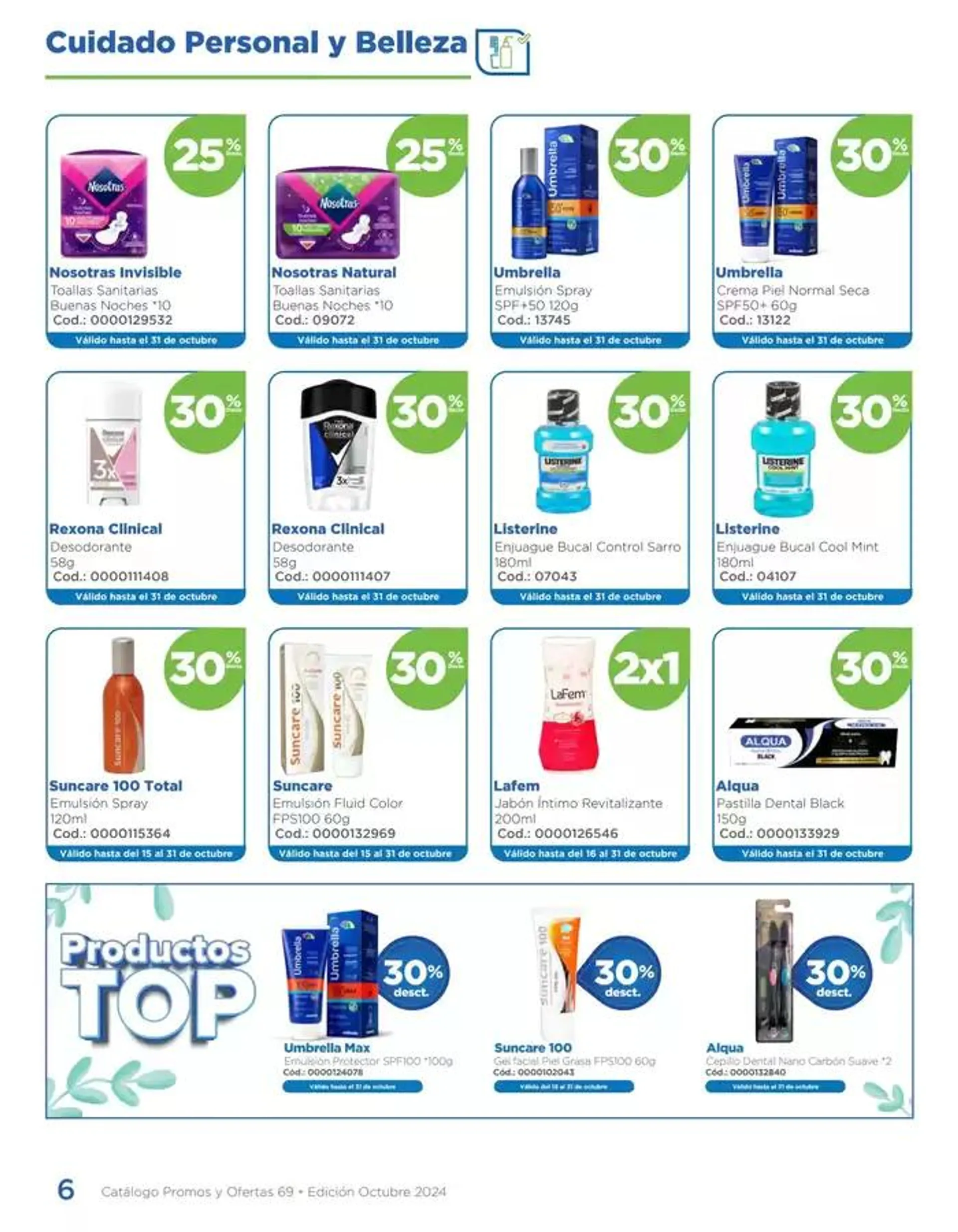 Catalogo de Promos& Ofertas  2 de octubre al 31 de octubre 2024 - Pag 6