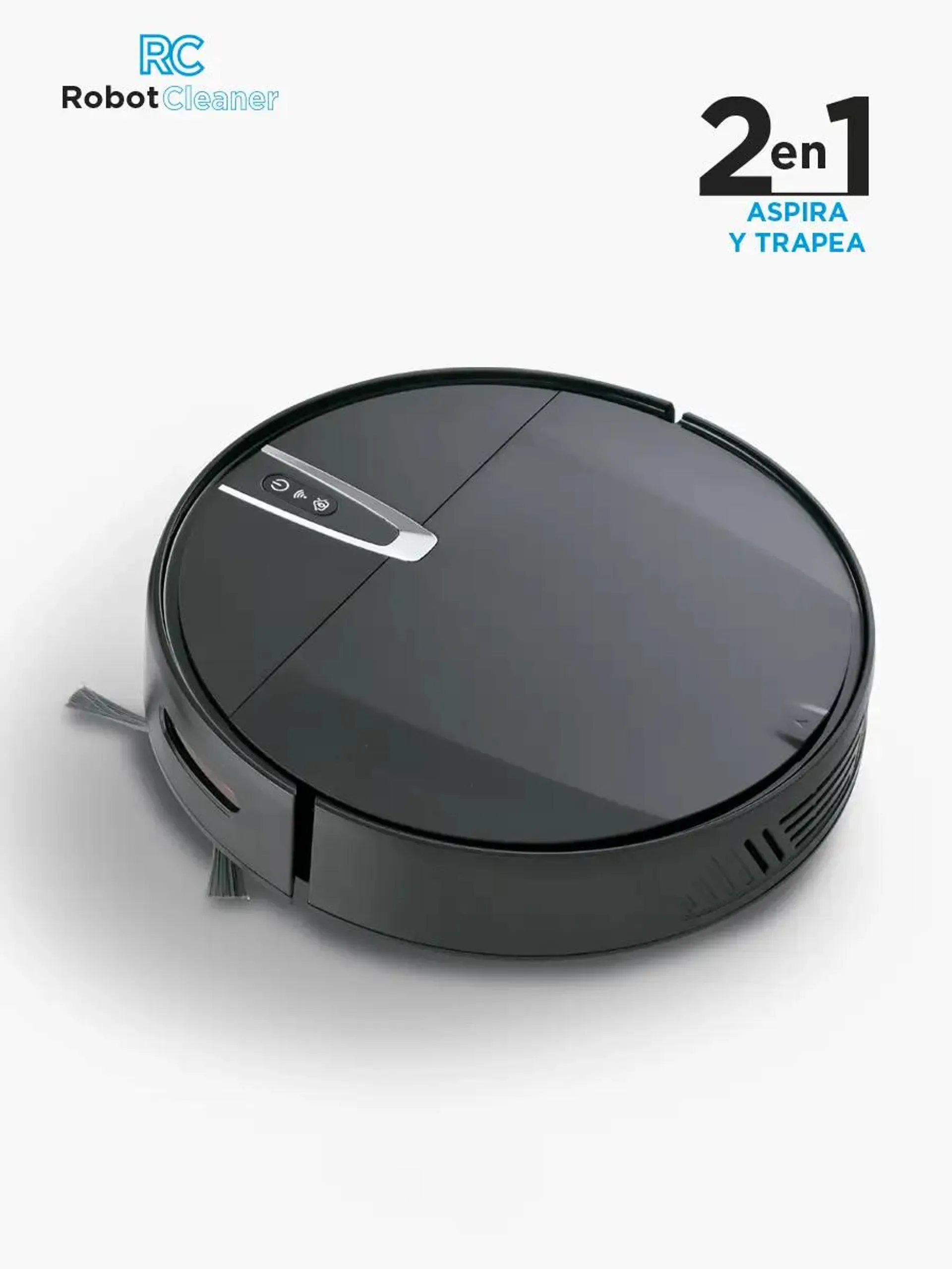 Robot Cleaner 2 en 1 Aspira y Trapea