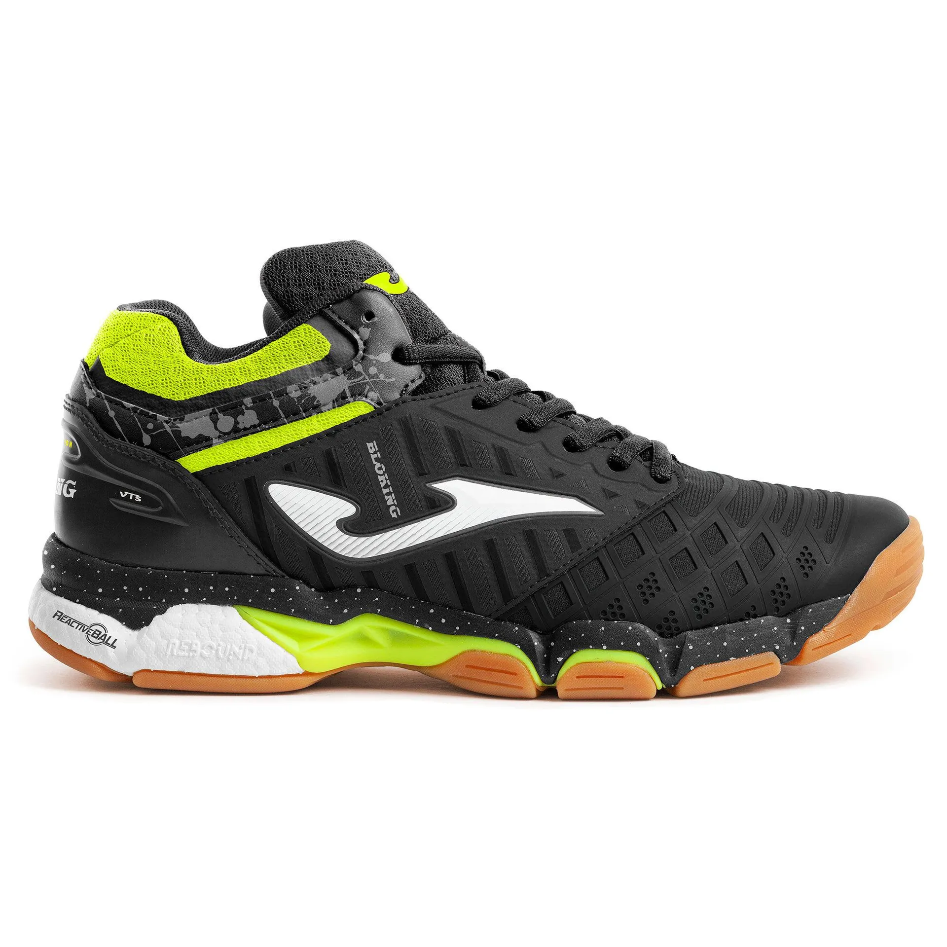 Zapatillas voleibol V.Blok Men 24 hombre negro amarillo flúor