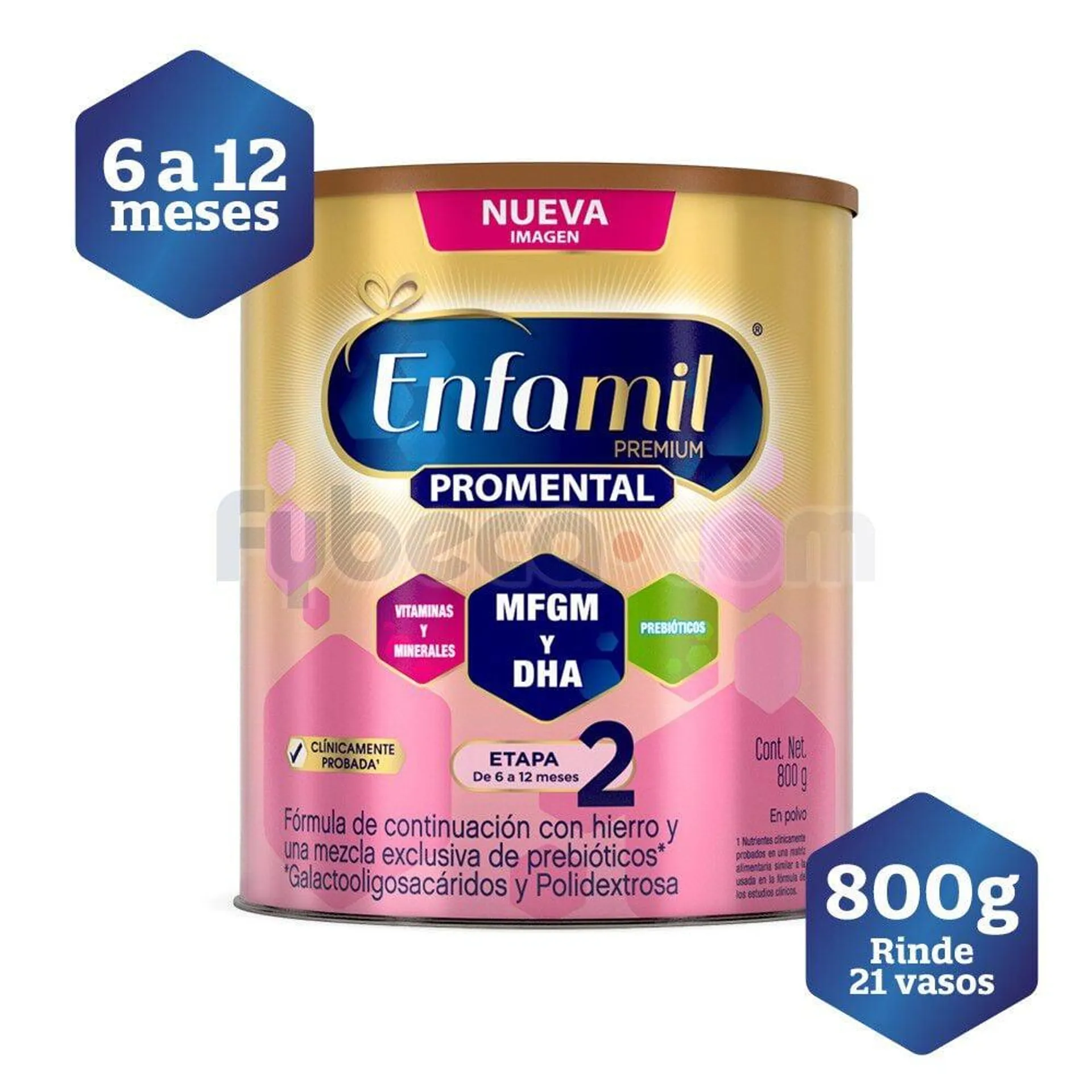 Fórmula Infantil Premium Etapa 2 800 G Tarro Unidad