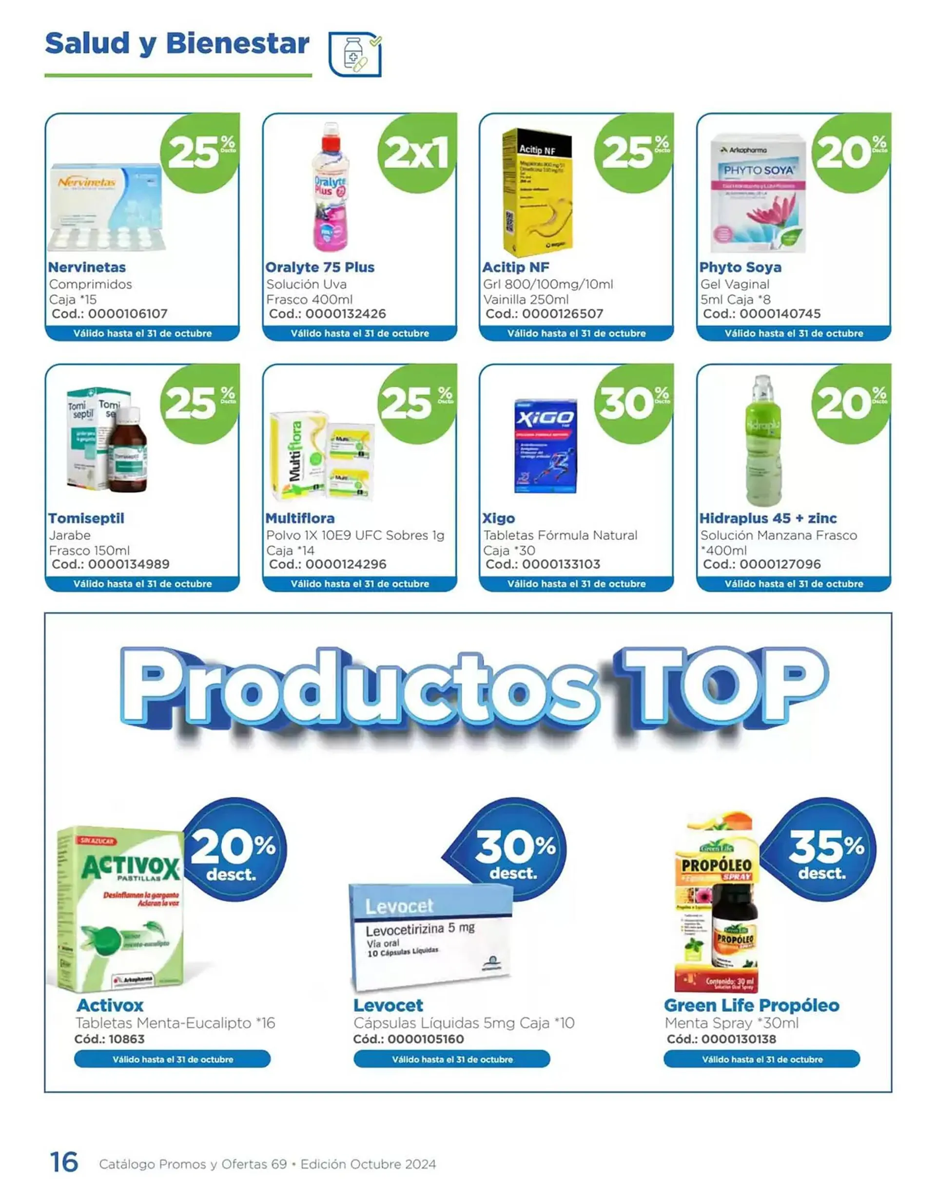 Catalogo de Catálogo Farmacias Medicity 2 de octubre al 31 de octubre 2024 - Pag 16