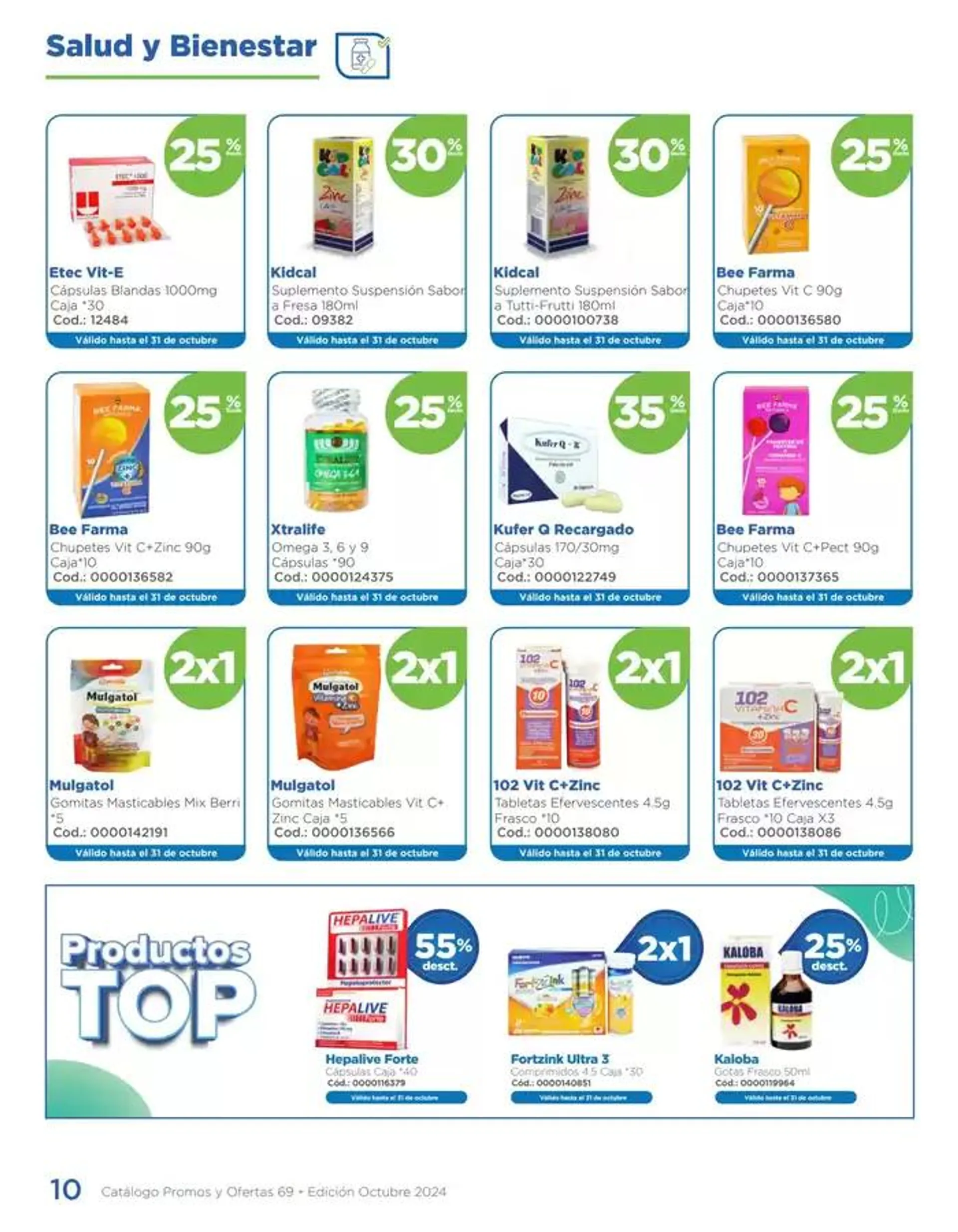 Catalogo de Promos& Ofertas  2 de octubre al 31 de octubre 2024 - Pag 10