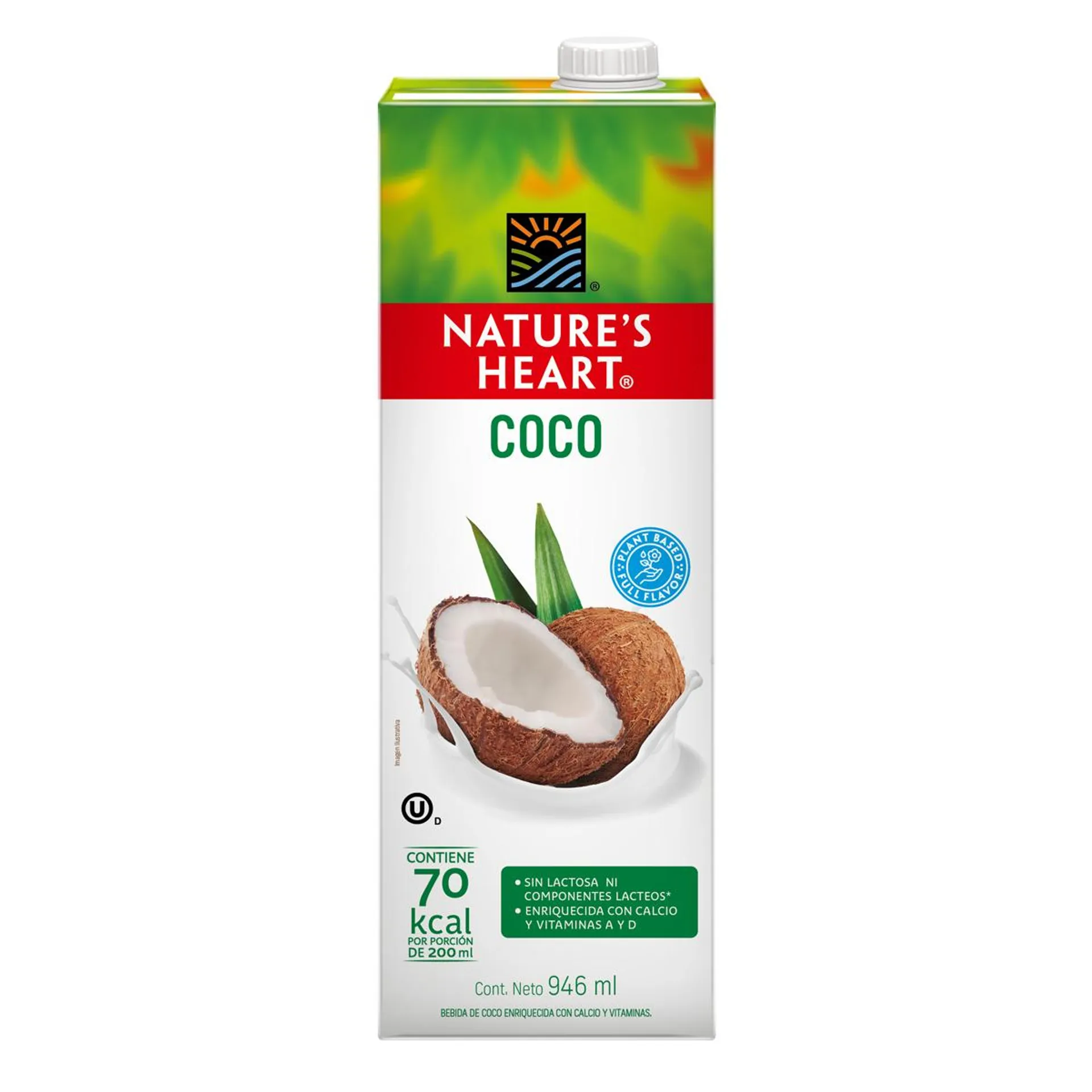 Bebida de Coco Nature’s Heart Cartón 946ml