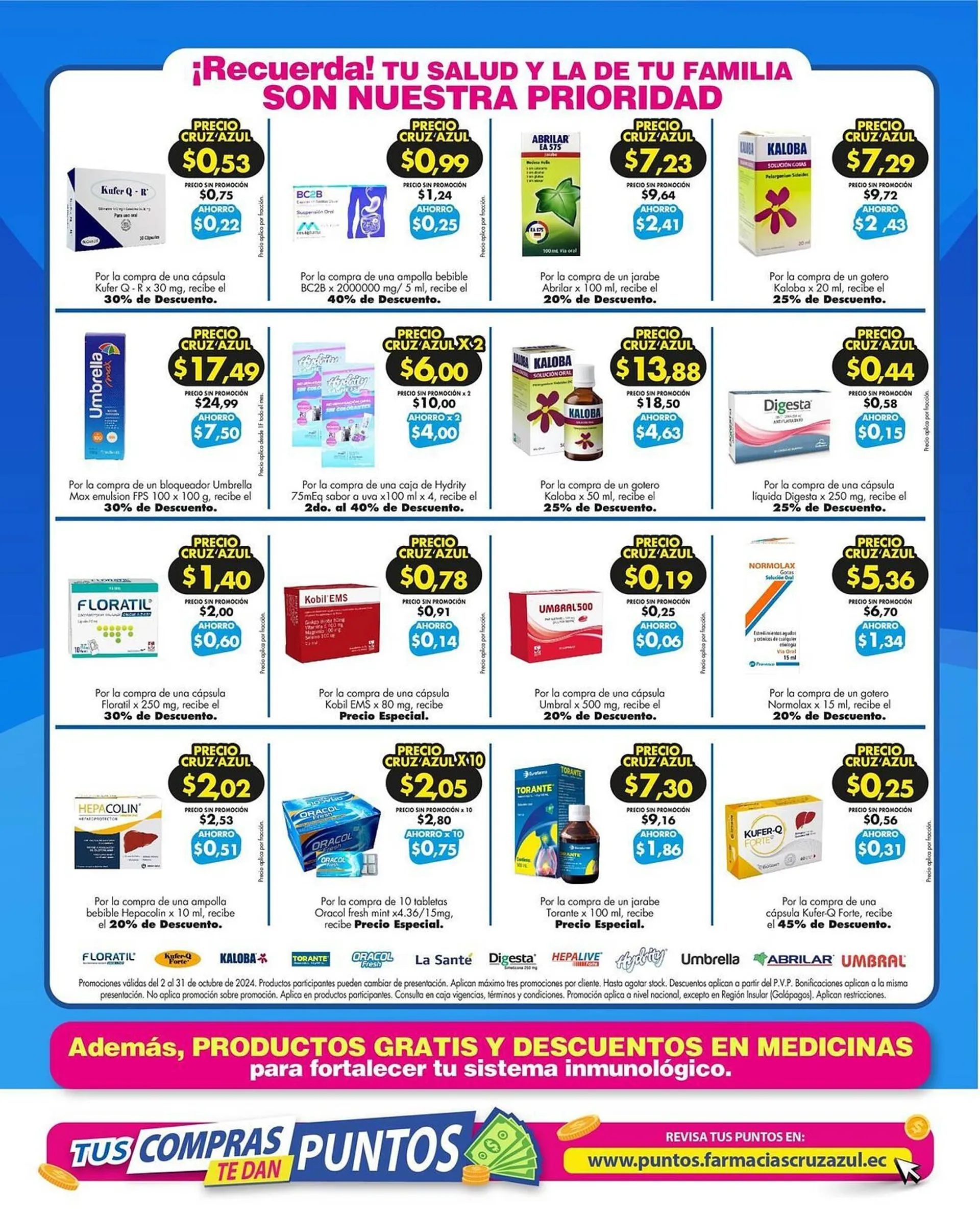 Catalogo de Catálogo Farmacias Cruz Azul 15 de octubre al 31 de octubre 2024 - Pag 19