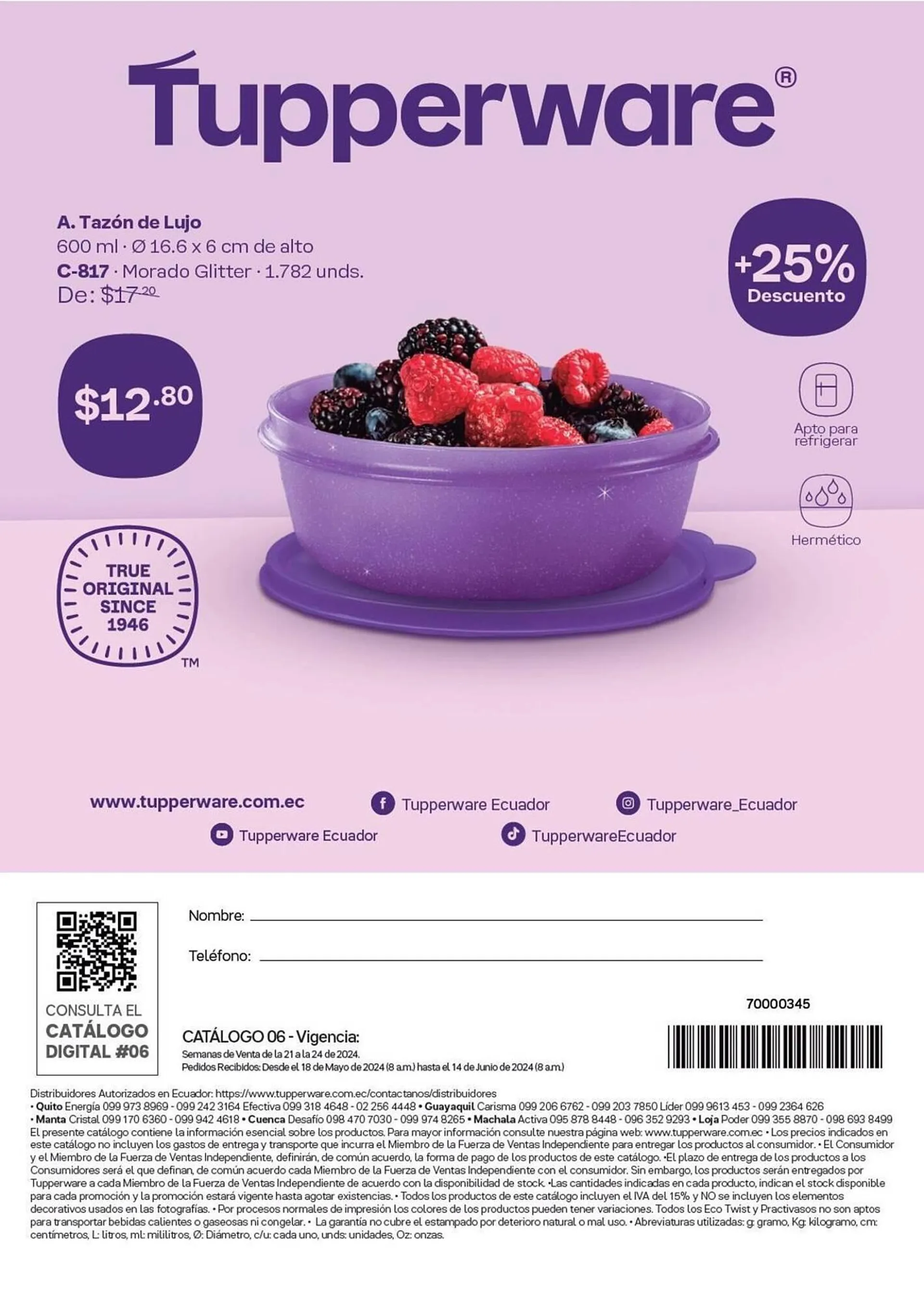 Catalogo de Catálogo Tupperware 18 de mayo al 14 de junio 2024 - Pag 51