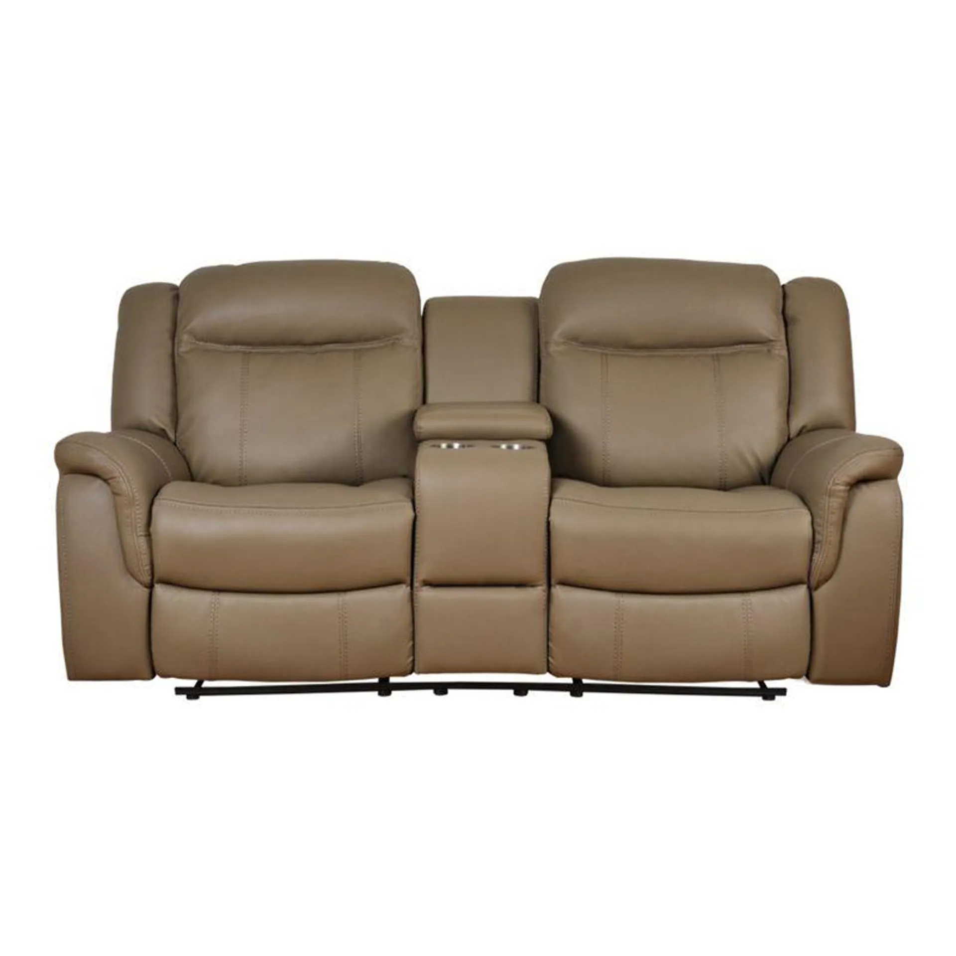 Sofá 2P Reclinable Dover + Consola | Kaki