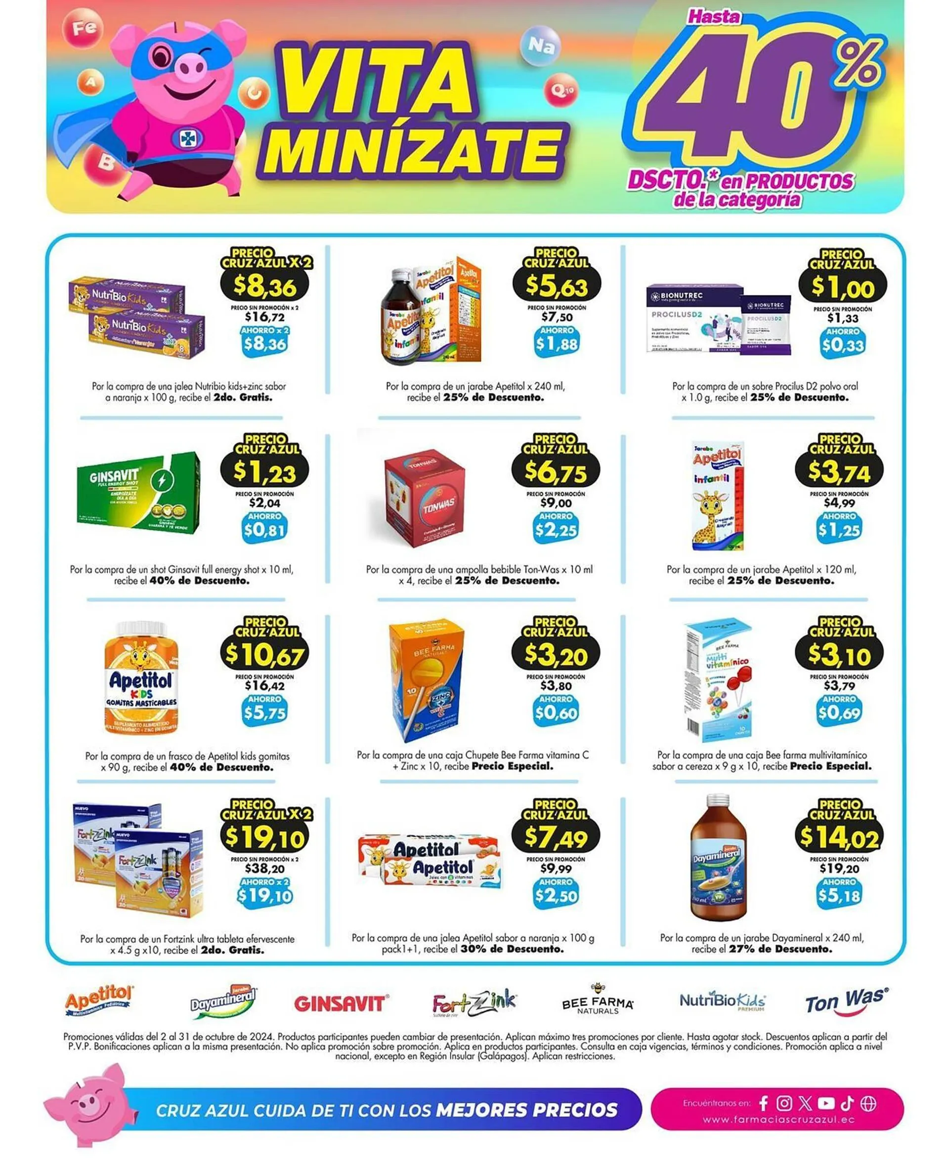 Catalogo de Catálogo Farmacias Cruz Azul 15 de octubre al 31 de octubre 2024 - Pag 14