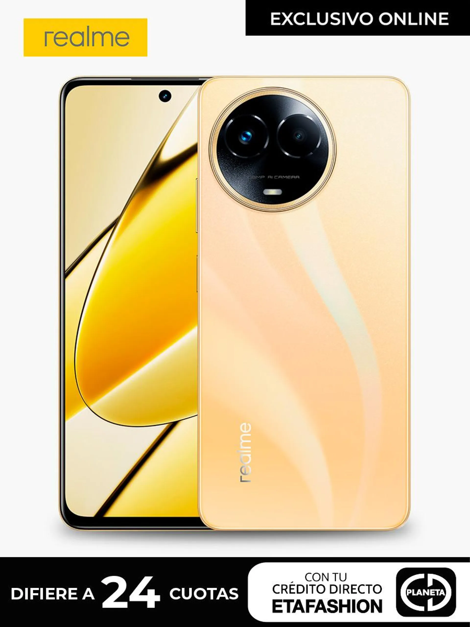 Celular Realme 11 5G - 256GB | Dorado