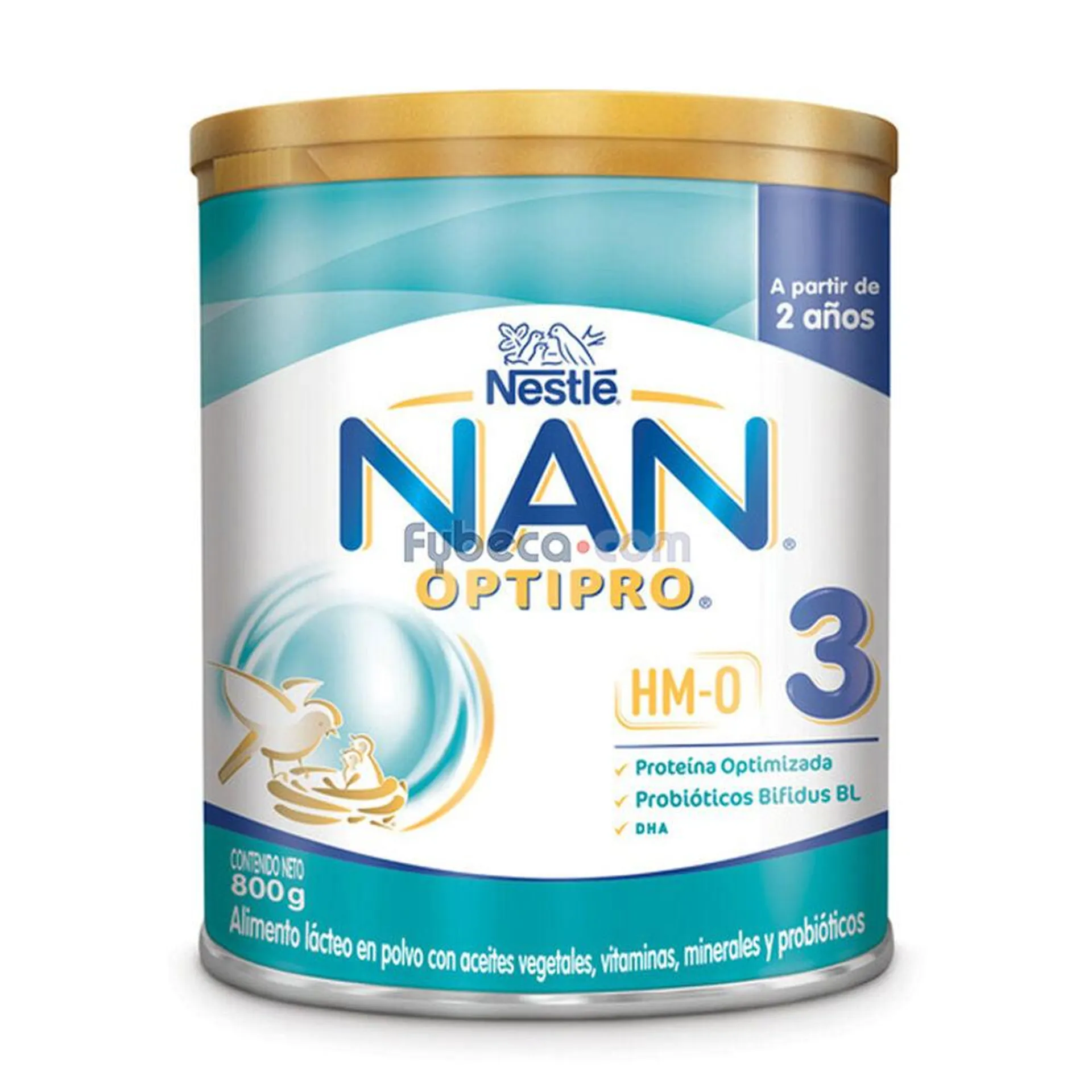 Leche Nan 3 Pro Nestlé 800 G Tarro