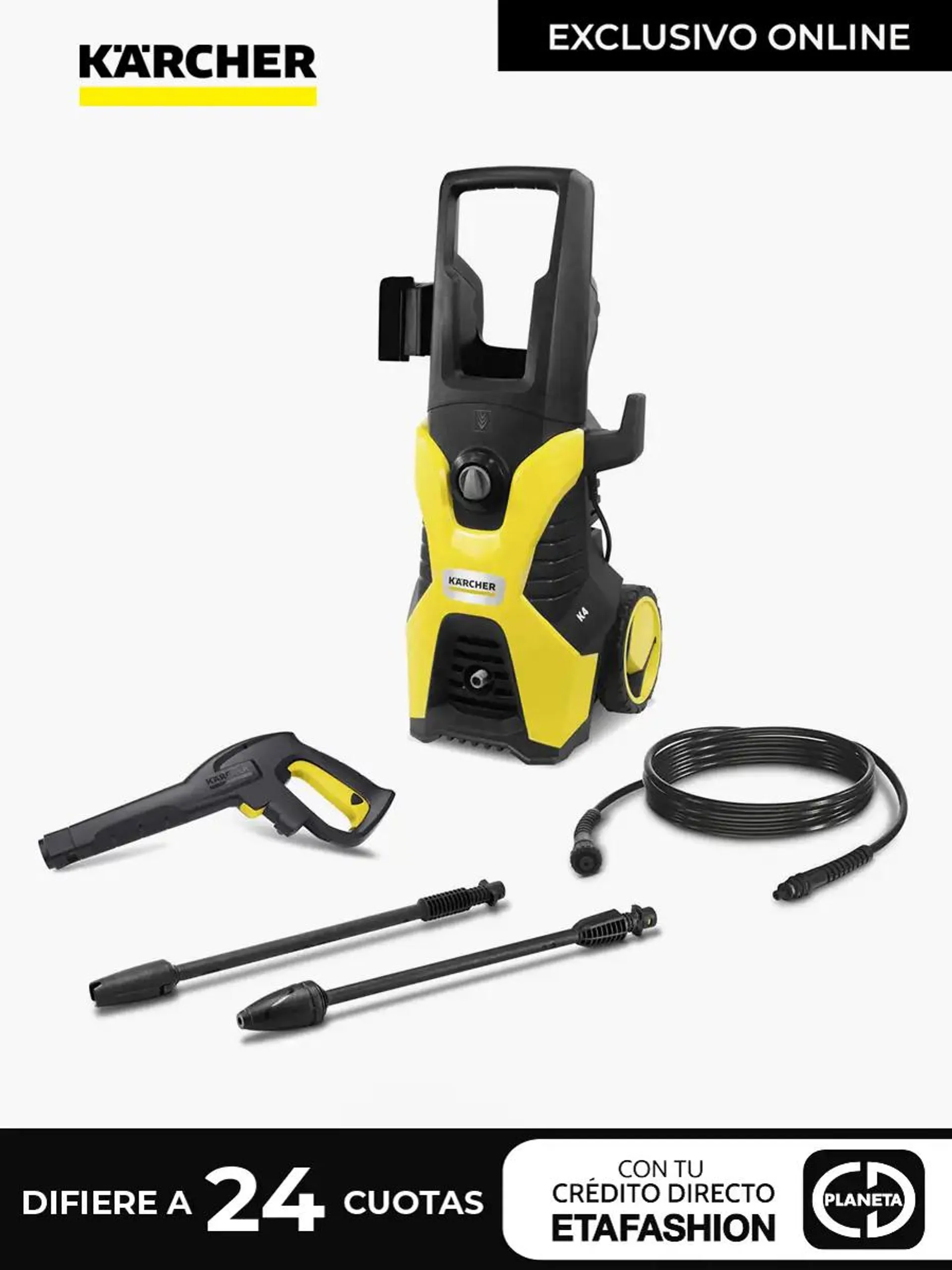 Hidrolavadora Karcher K4 LA 1885 PSI