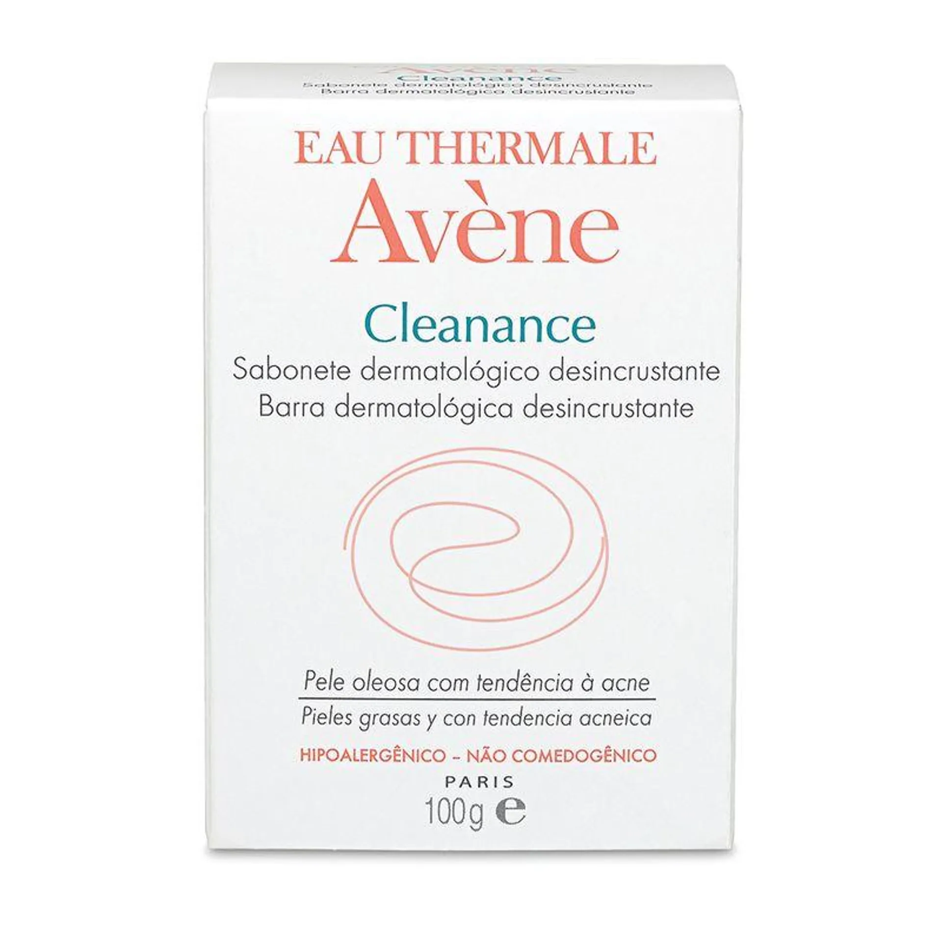 Avene Jabón Cleanance Desincrustante Piel Grasa 100 g