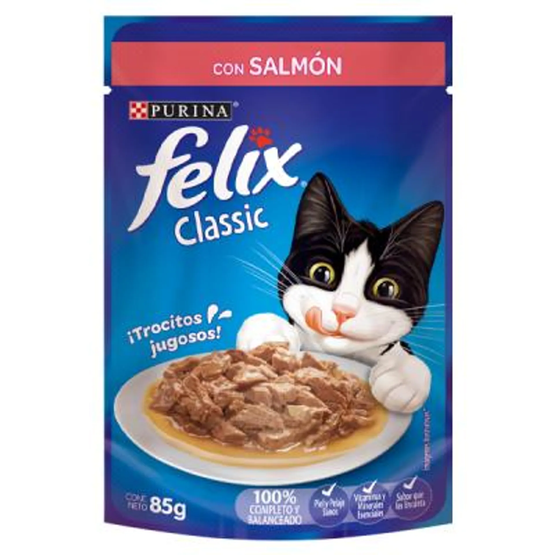 FELIX TROCITOS JUGOSOS CON SALMÓN 85gr