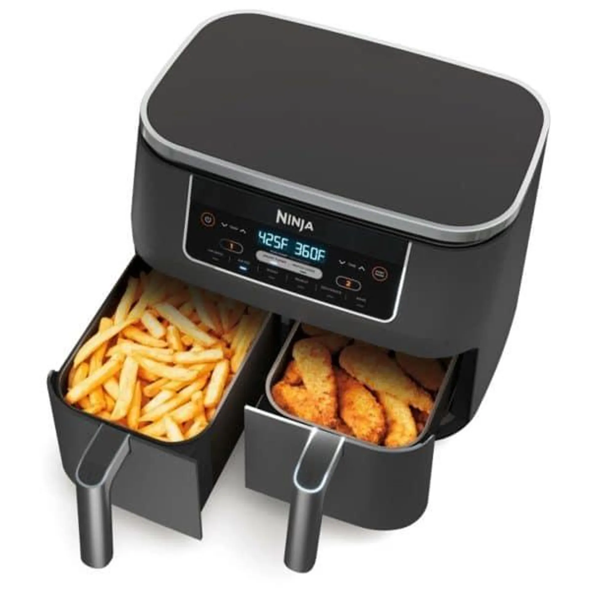 NINJA Air Fryer Doble Canasta DZ201 8 Litros