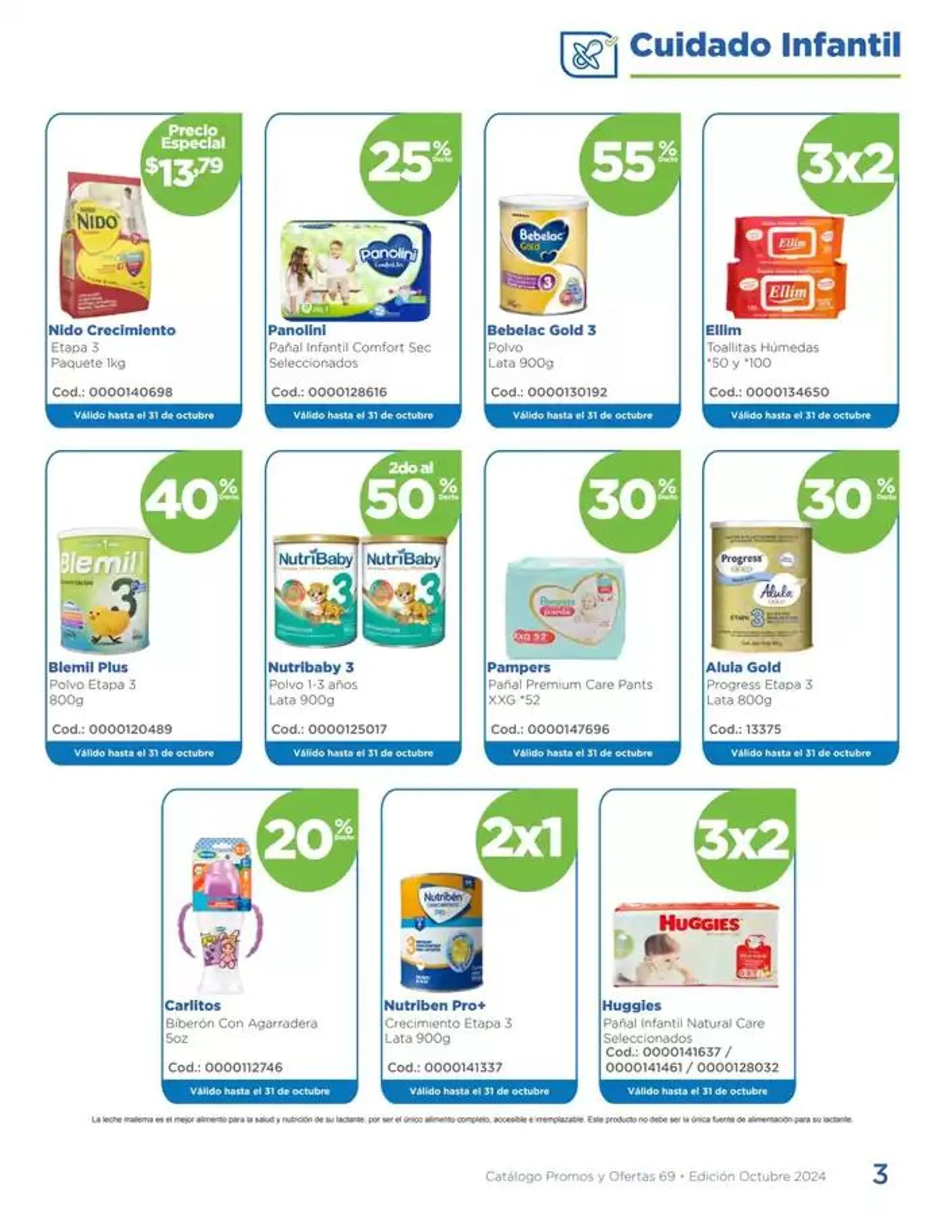 Catalogo de Promos& Ofertas  2 de octubre al 31 de octubre 2024 - Pag 3