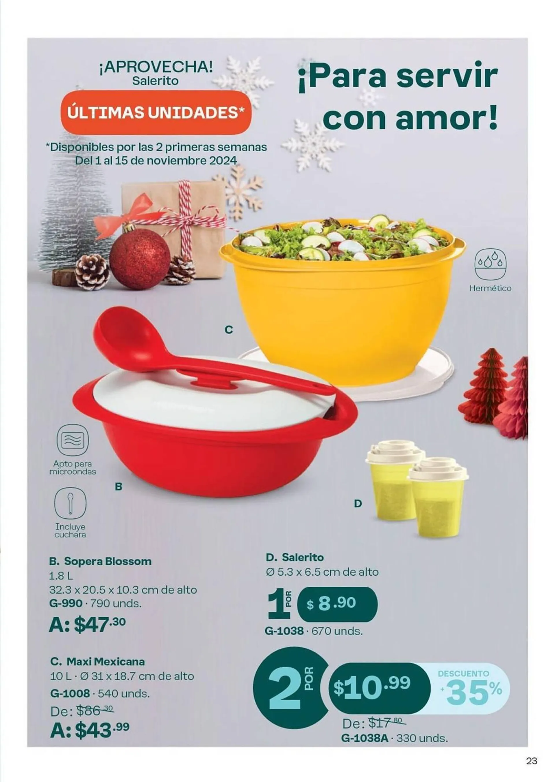 Catalogo de Catálogo Tupperware 1 de noviembre al 28 de noviembre 2024 - Pag 15