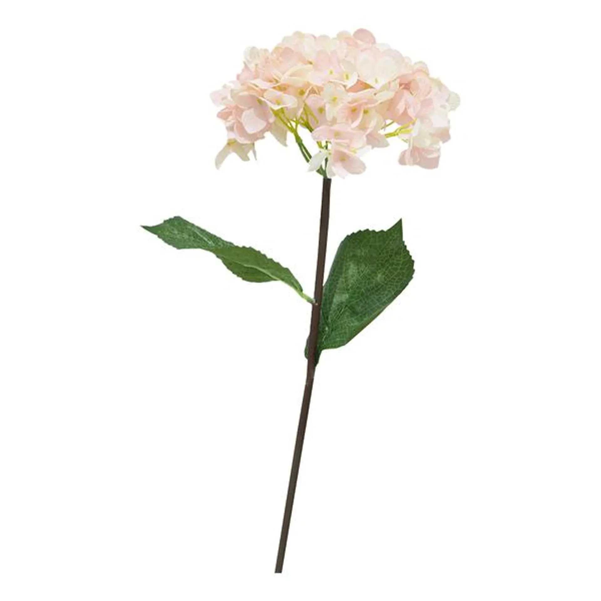 Flor Decorativa Hortensia Rosa 56 cm