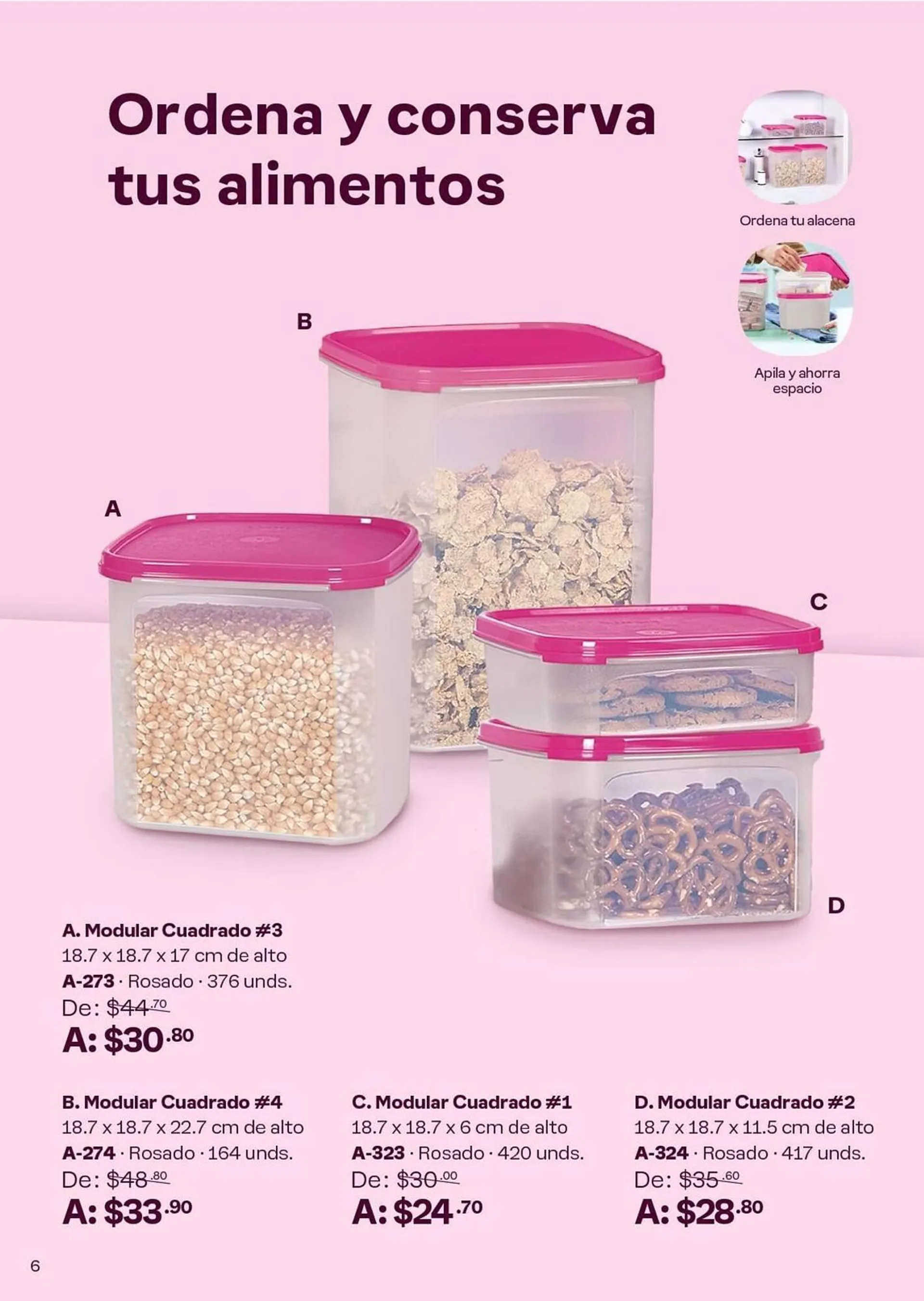 Catalogo de Catálogo Tupperware 18 de mayo al 14 de junio 2024 - Pag 52