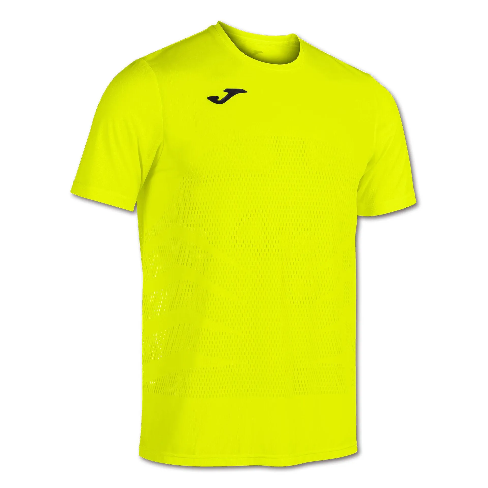 Camiseta manga corta hombre Marathon amarillo flúor