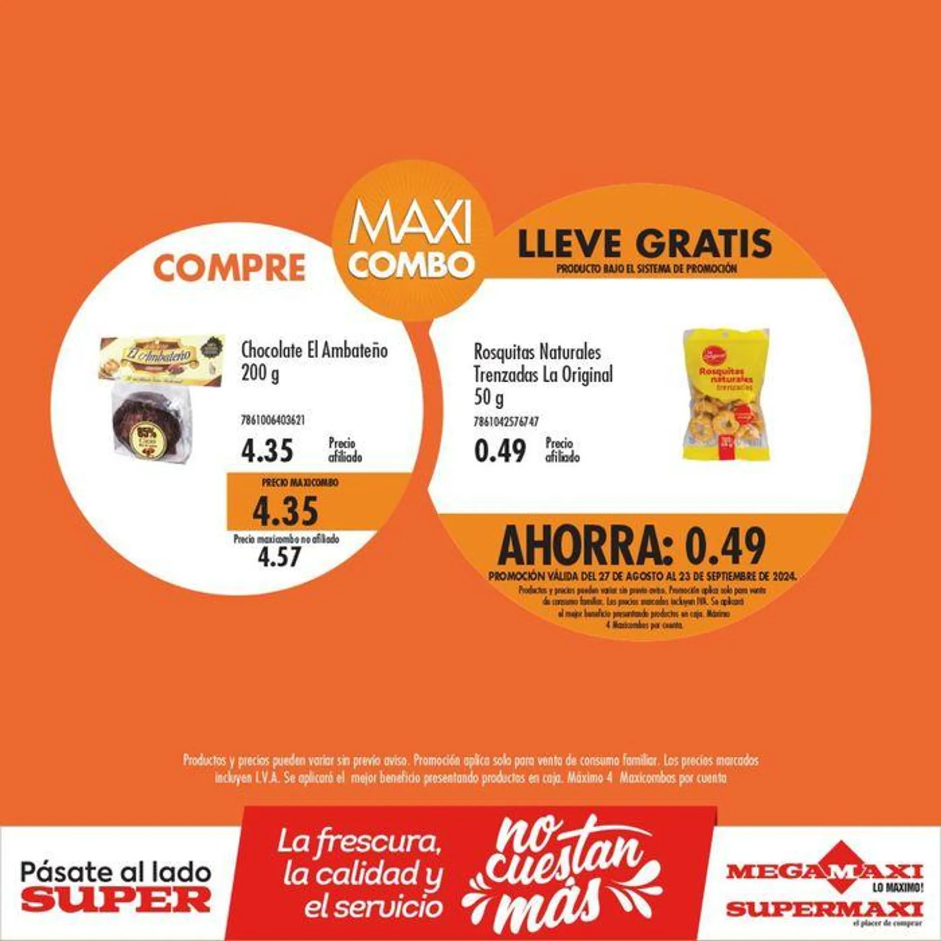 Catalogo de Maxi Combo  3 de septiembre al 23 de septiembre 2024 - Pag 2