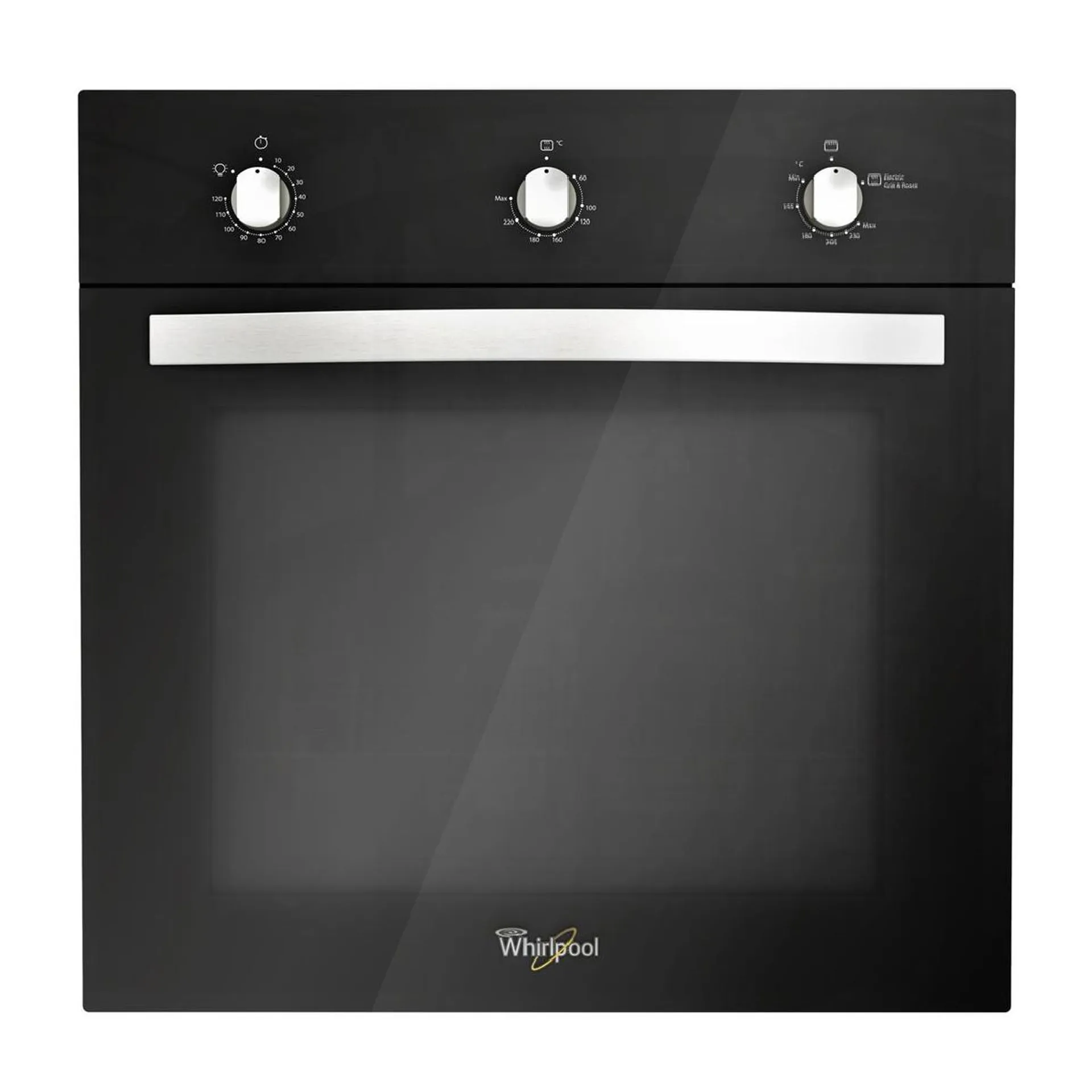 Horno a Gas Empotrable Whirlpool 56L 1900W Negro| WOA105F