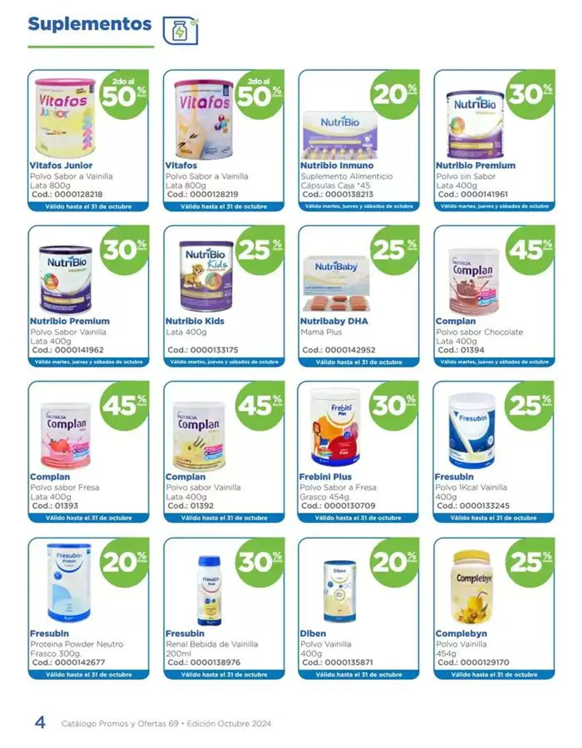 Catalogo de Promos& Ofertas  2 de octubre al 31 de octubre 2024 - Pag 4