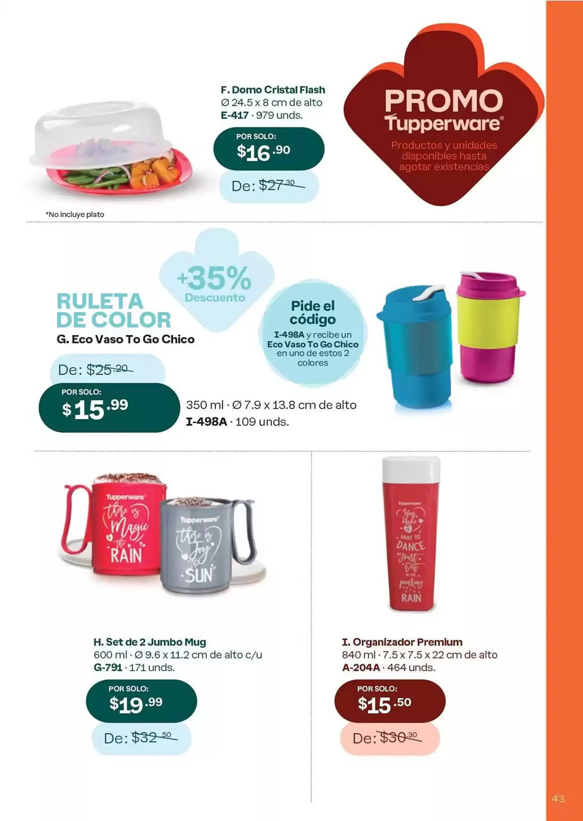 Catalogo de Catálogo Tupperware 4 de octubre al 31 de octubre 2024 - Pag 37