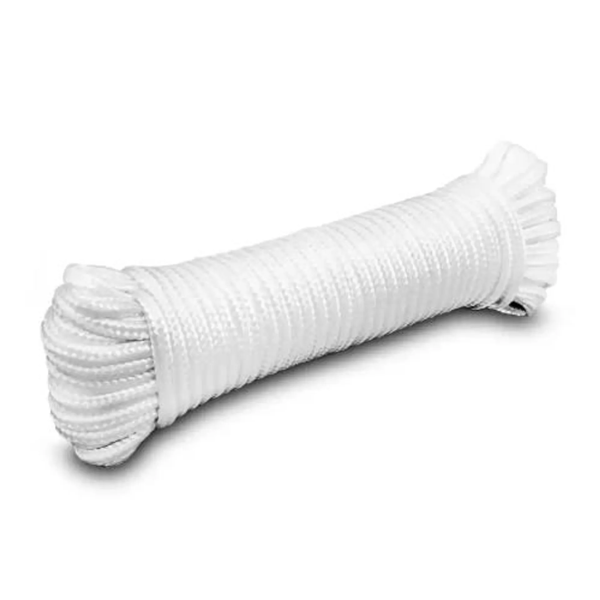 CUERDA POLIESTER 1/4″X15M BLANCO FIERO