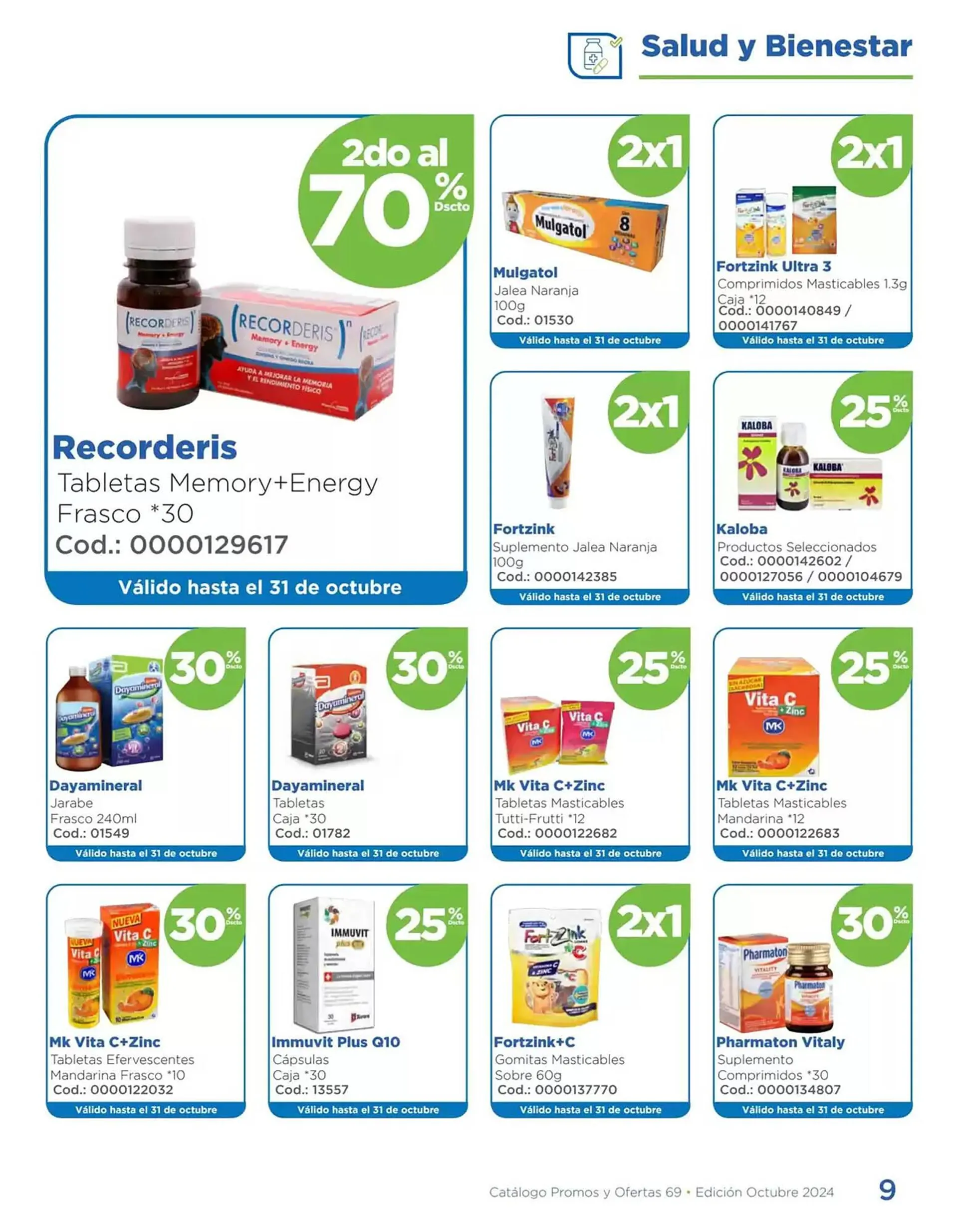 Catalogo de Catálogo Farmacias Medicity 2 de octubre al 31 de octubre 2024 - Pag 9