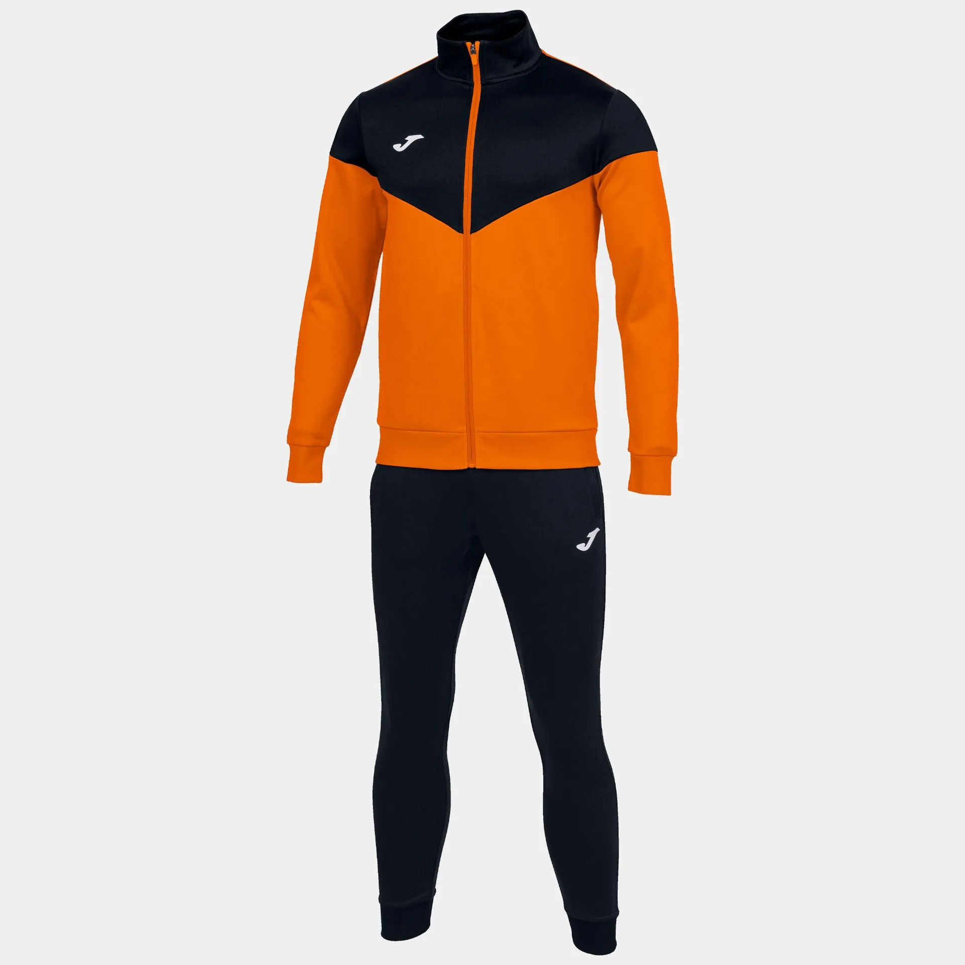 Chándal hombre Oxford naranja negro