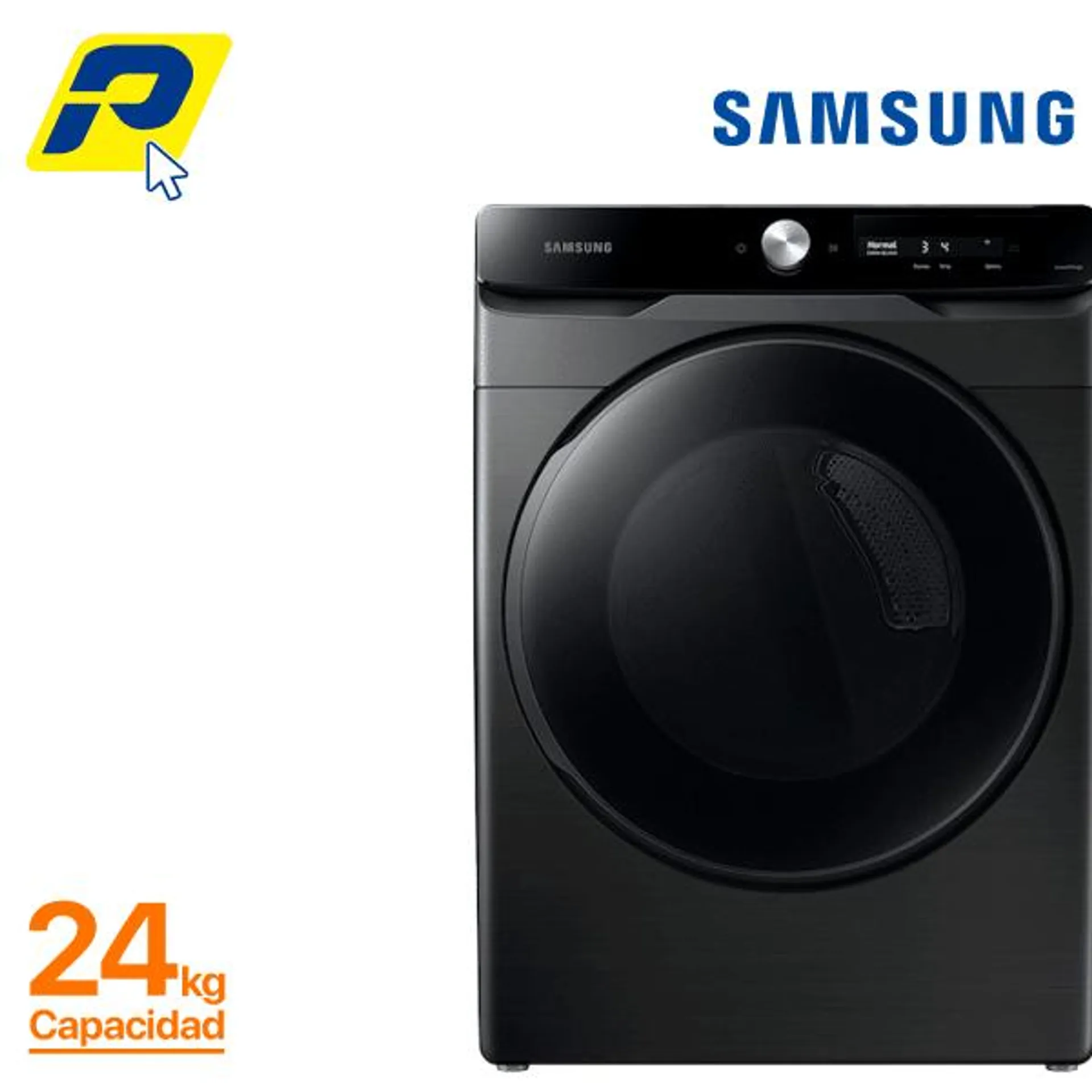 Lavadora Samsung Carga Frontal WF24A8900AV/AP Negra 24 kg