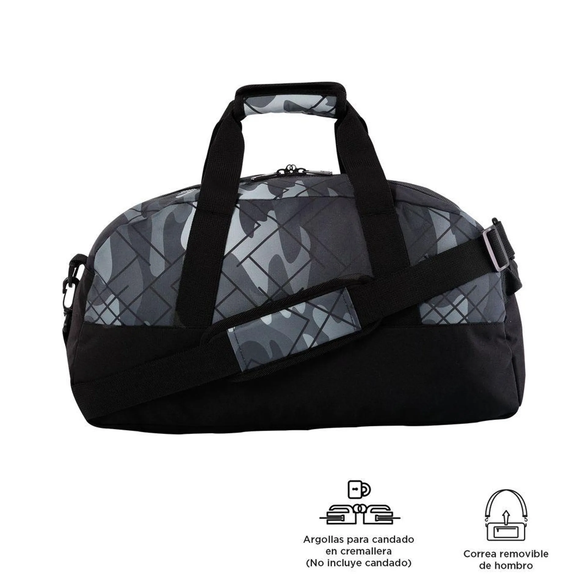 Tula de Viaje Bungee - Fenri Black - Estampado