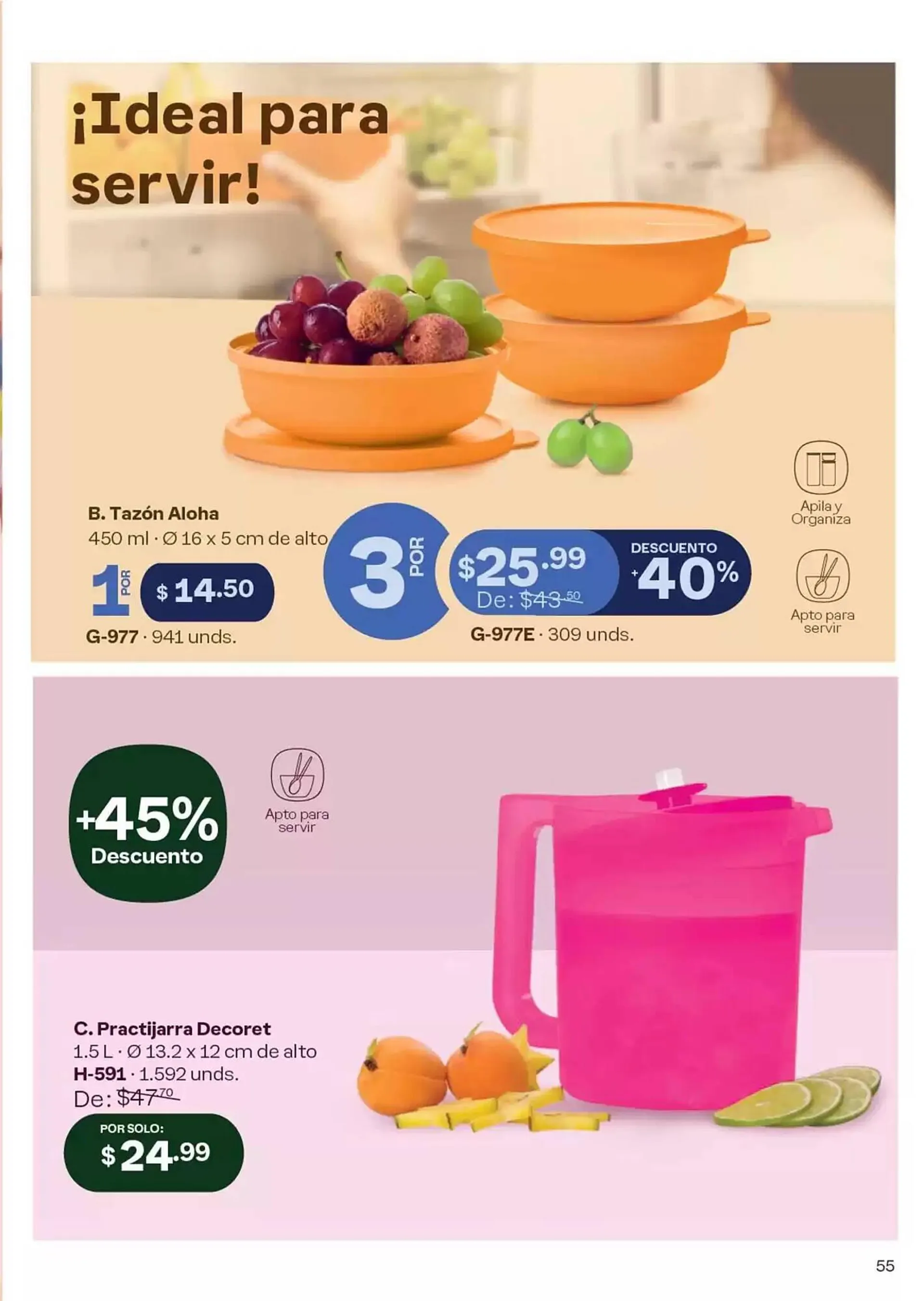 Catalogo de Catálogo Tupperware 4 de octubre al 31 de octubre 2024 - Pag 50