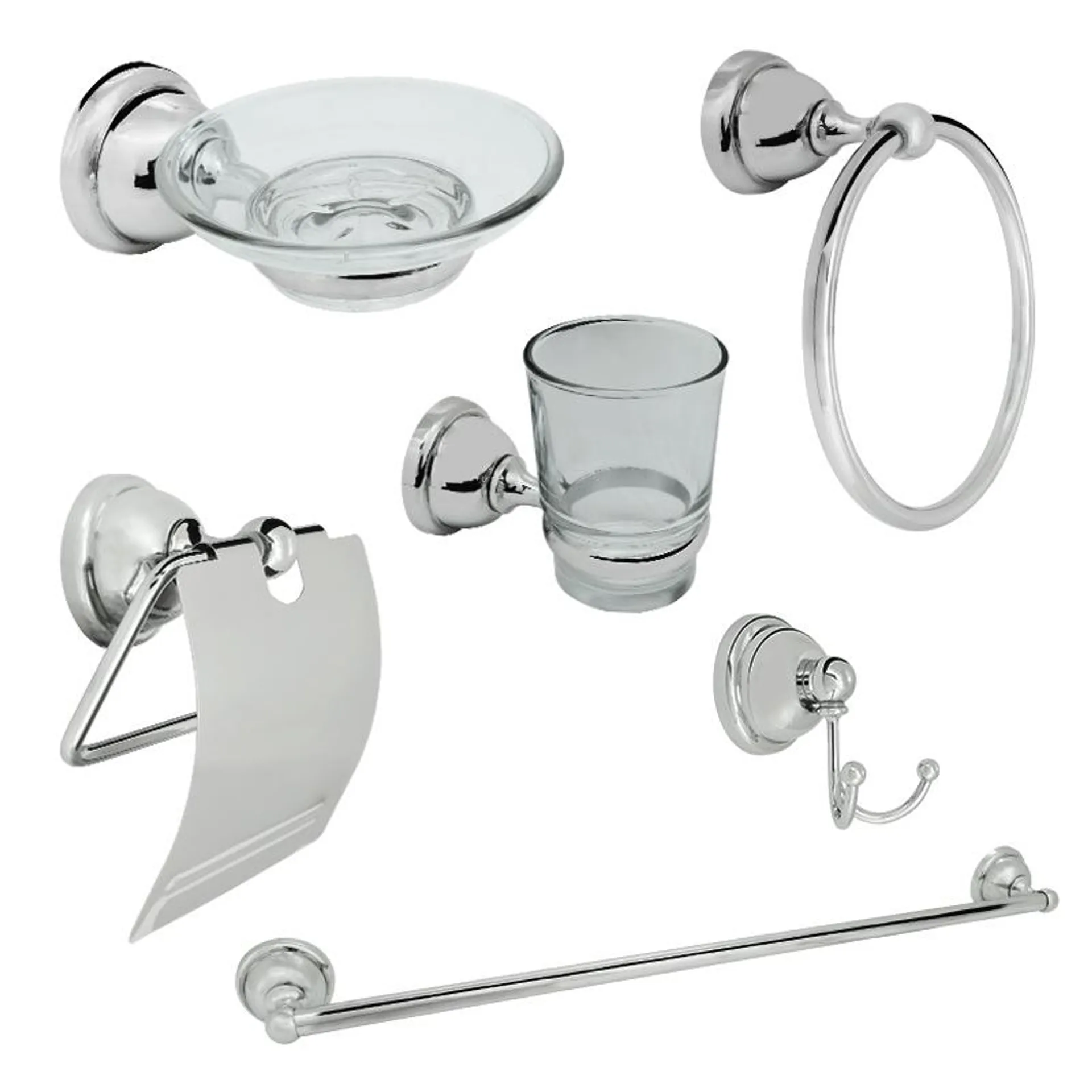 Set Para Baño Era De 6 Piezas Spring