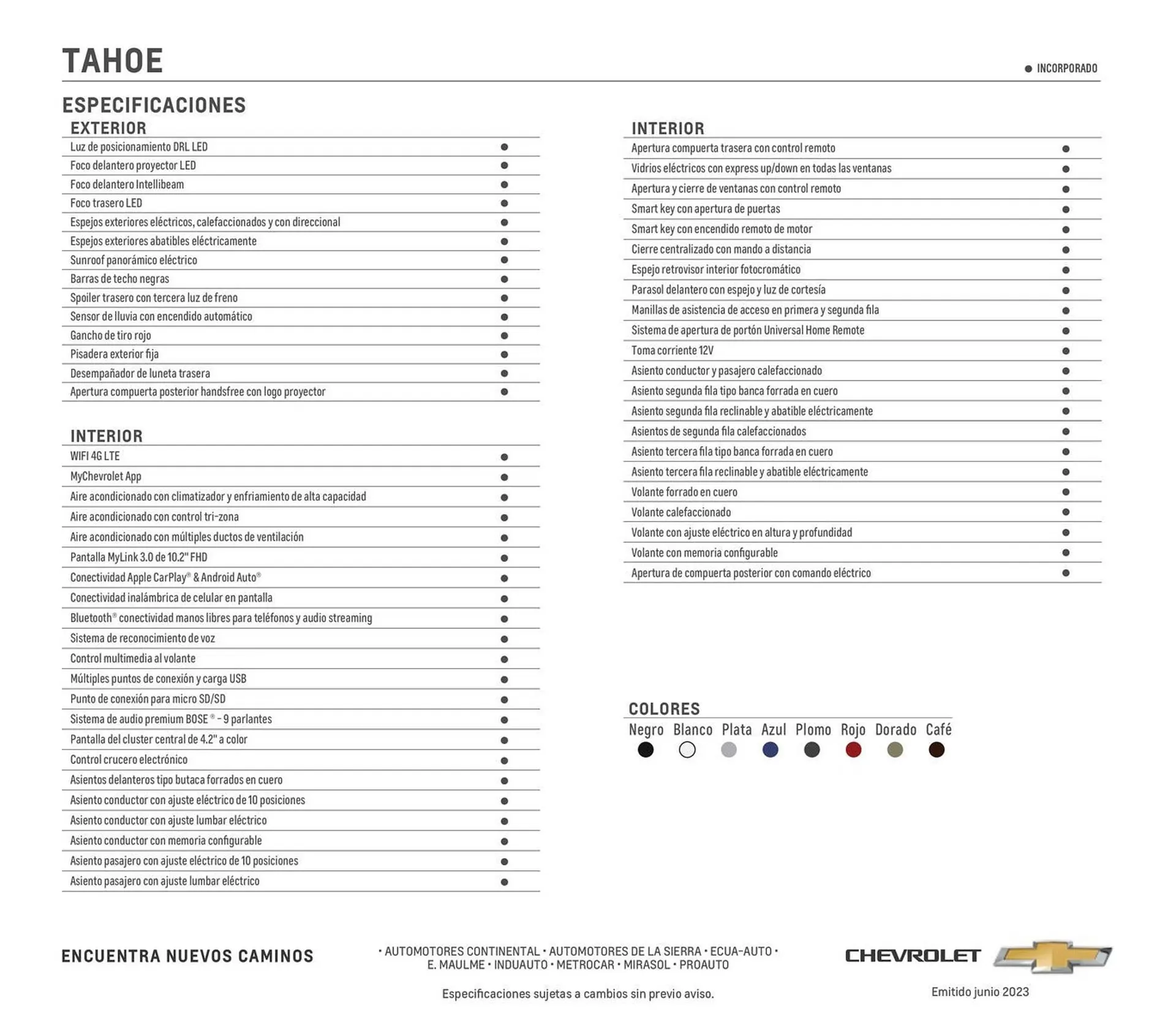 Catalogo de Catálogo Automotores Continental 12 de octubre al 30 de junio 2024 - Pag 2