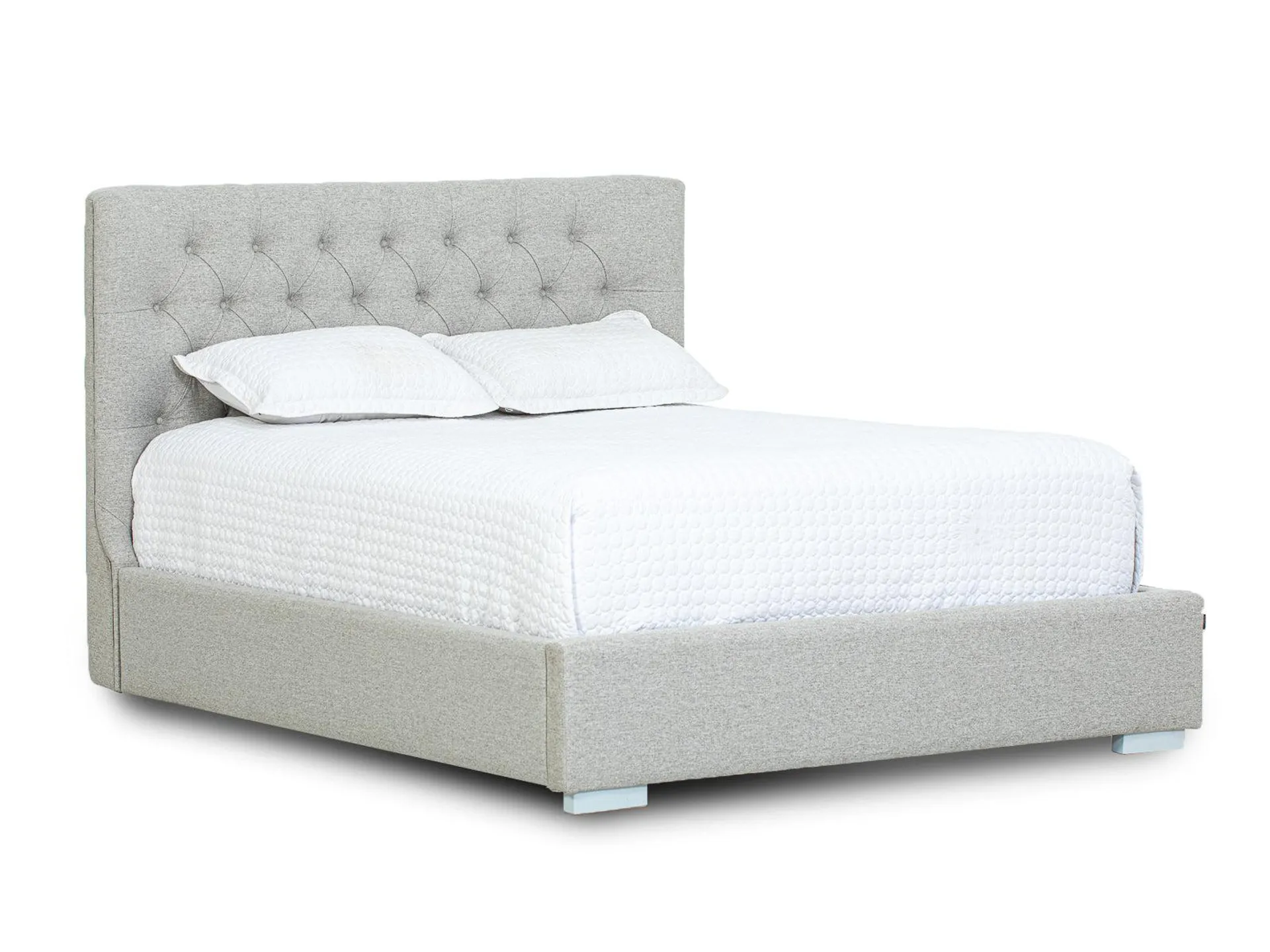 Cama Martini Basso Smoke Capitoneada