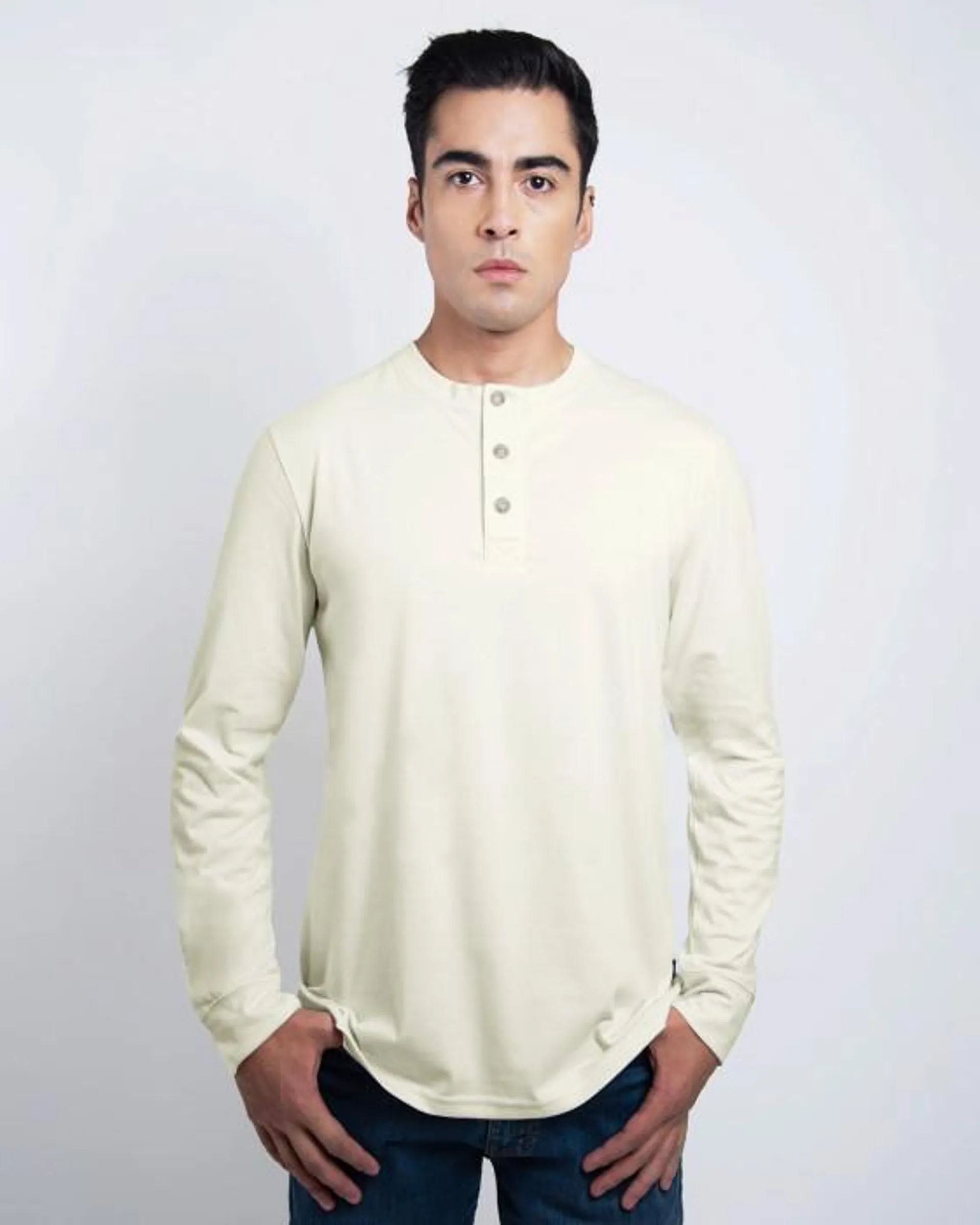 Camiseta Manga Larga Henley