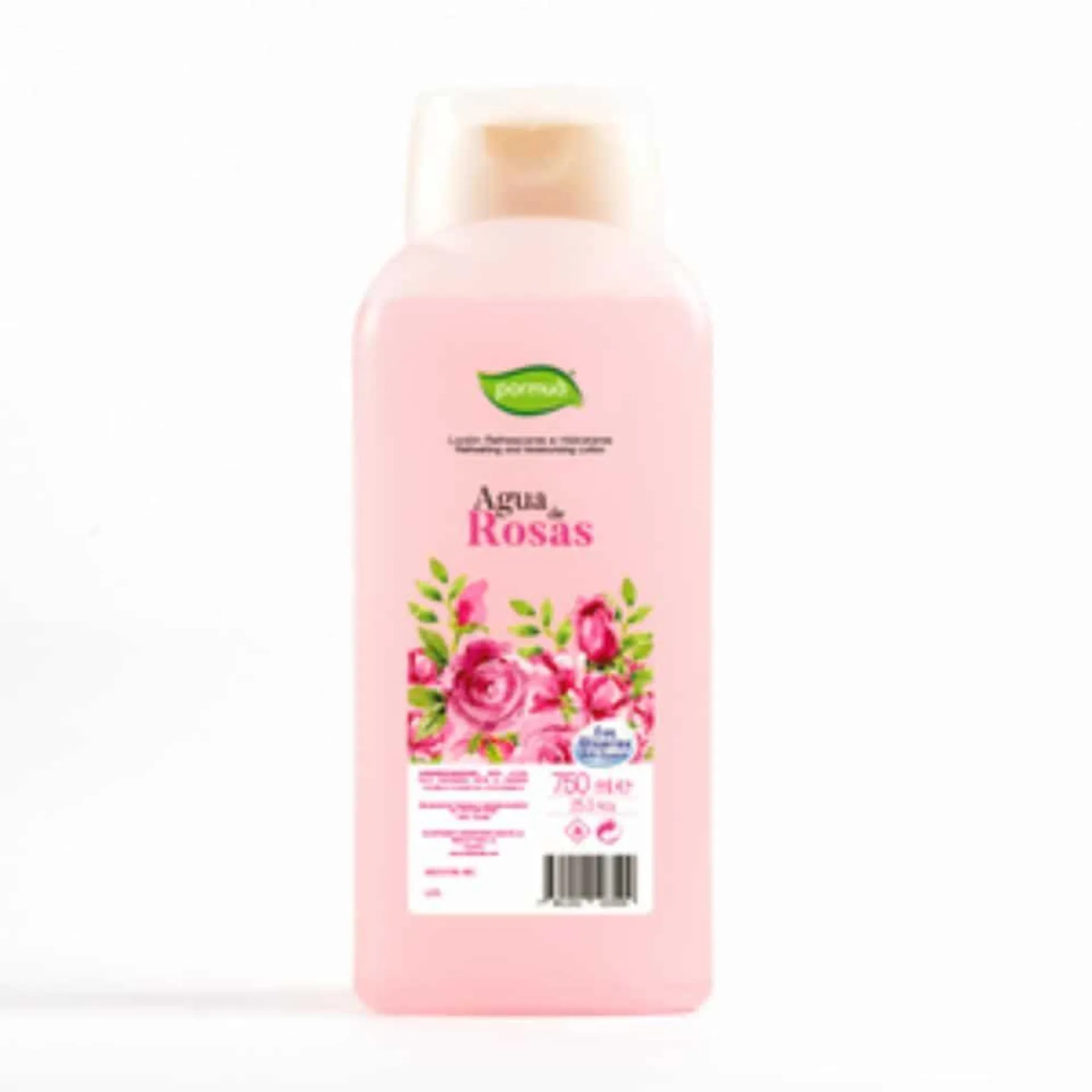 Loción Refrescante De Agua De Rosas PORMUA 750 Ml