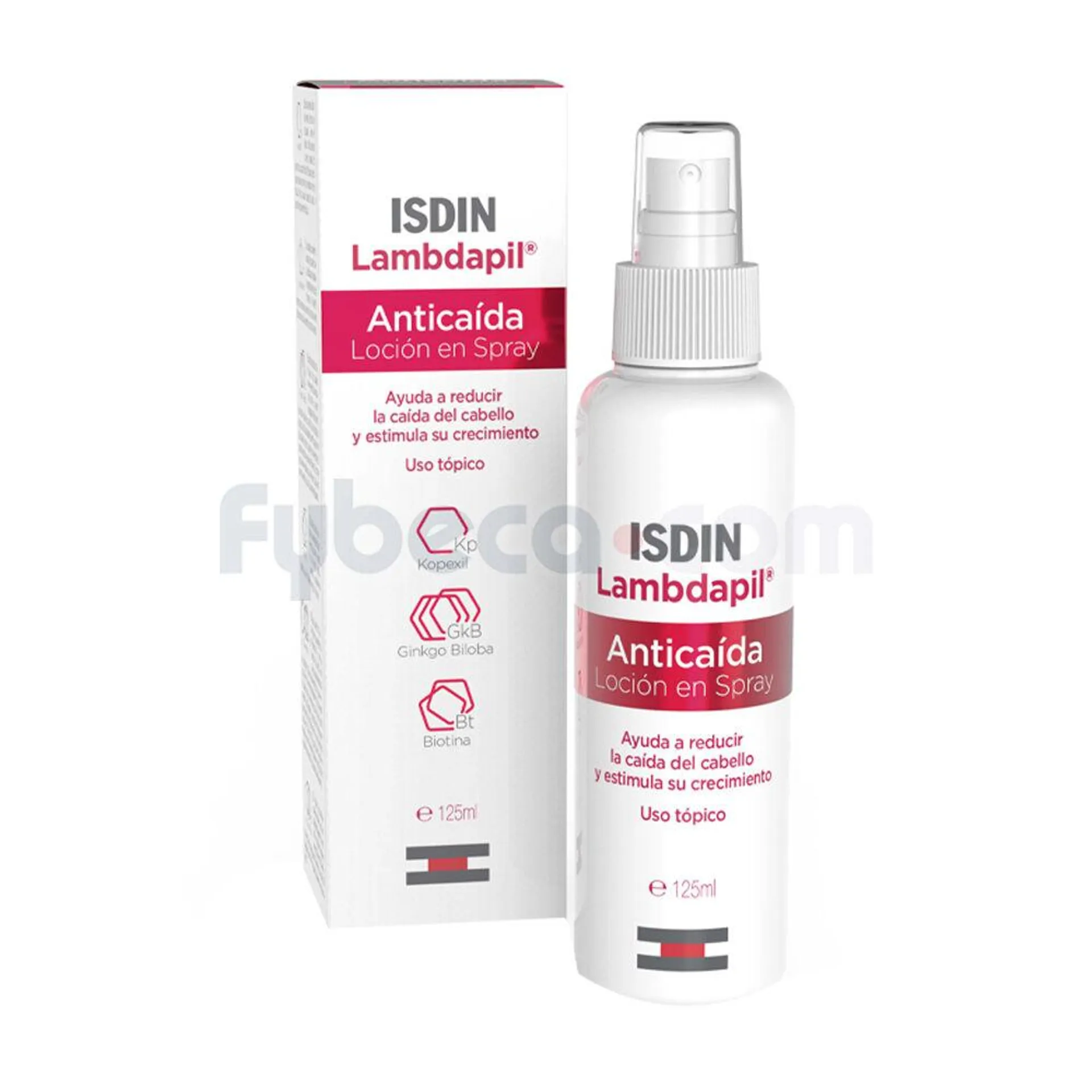 Loción Anticaída Isdin Lambdapil 125 Ml Unidad