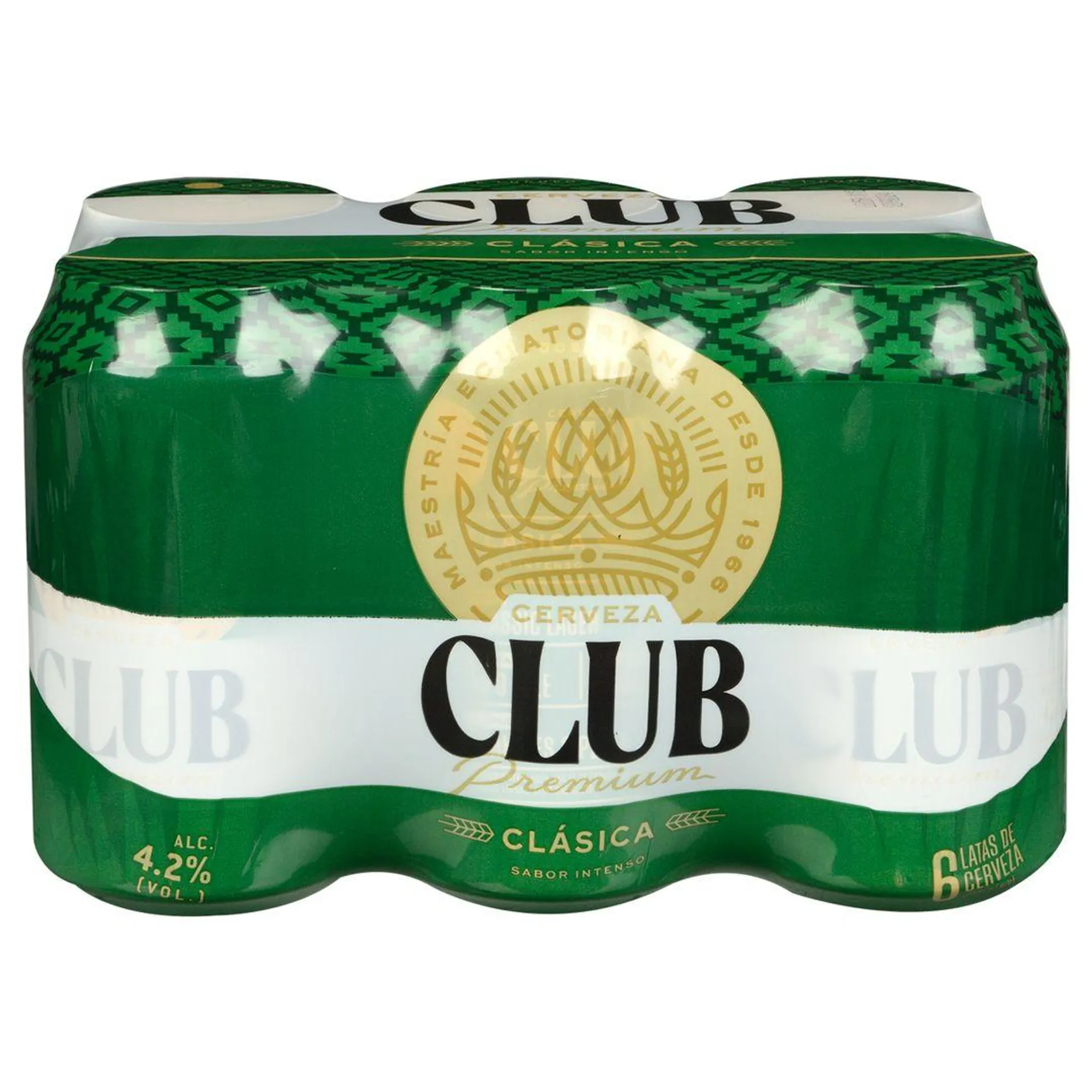 Club Premium Clásica Cerveza Lata 6pack 355ml