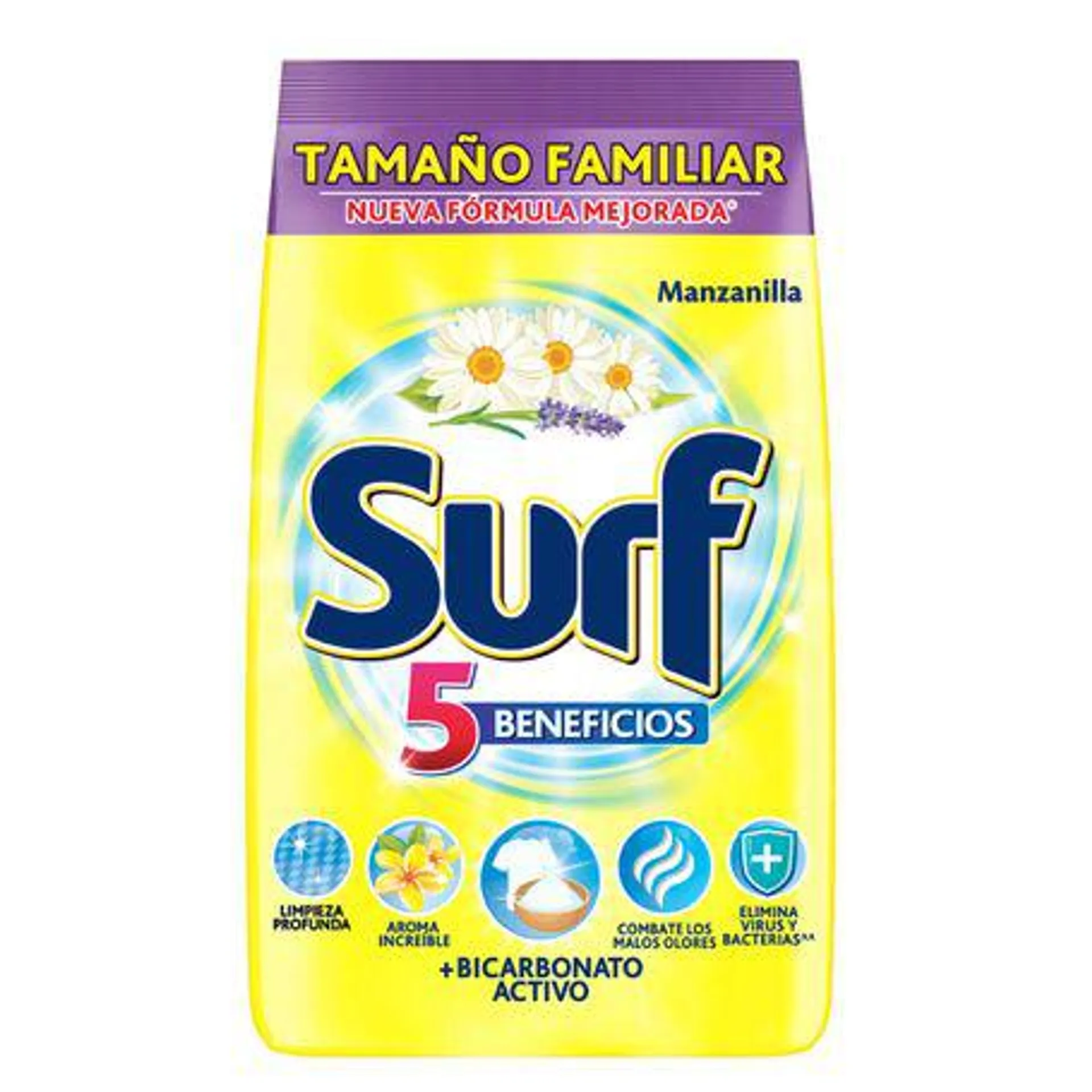 Detergente en Polvo Surf 5kg - Varias Fragancias