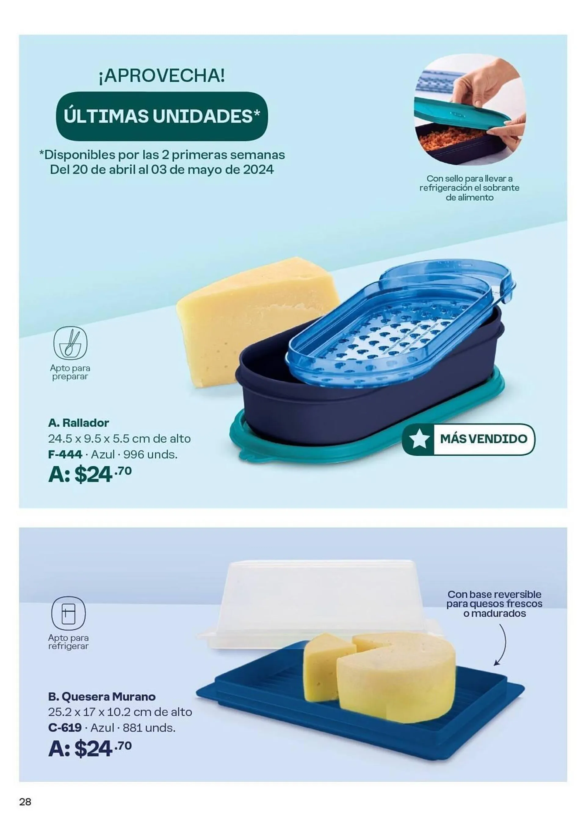 Catalogo de Catálogo Tupperware 20 de abril al 17 de mayo 2024 - Pag 20