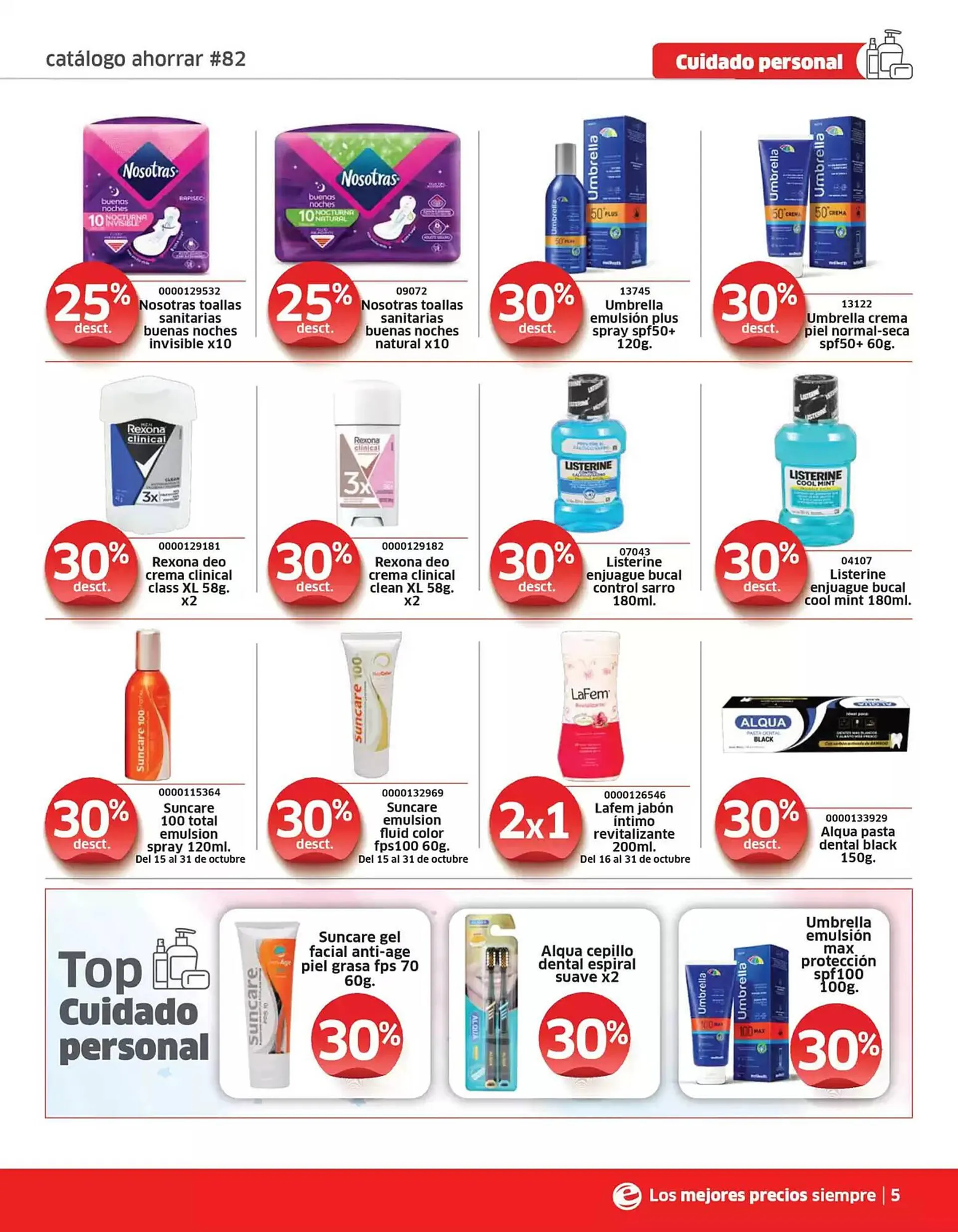 Catalogo de Catálogo Farmacias Económicas 2 de octubre al 31 de octubre 2024 - Pag 5