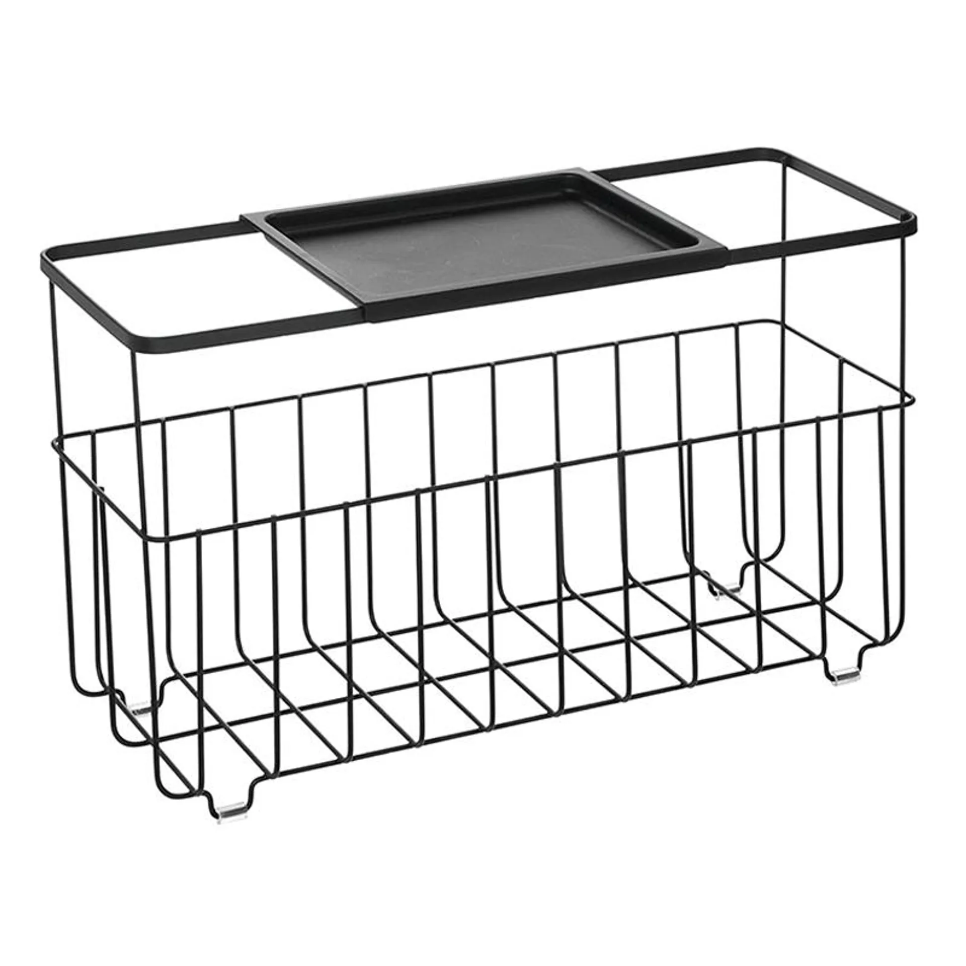 Organizador para Baño Everett Negro Mate Interdesign