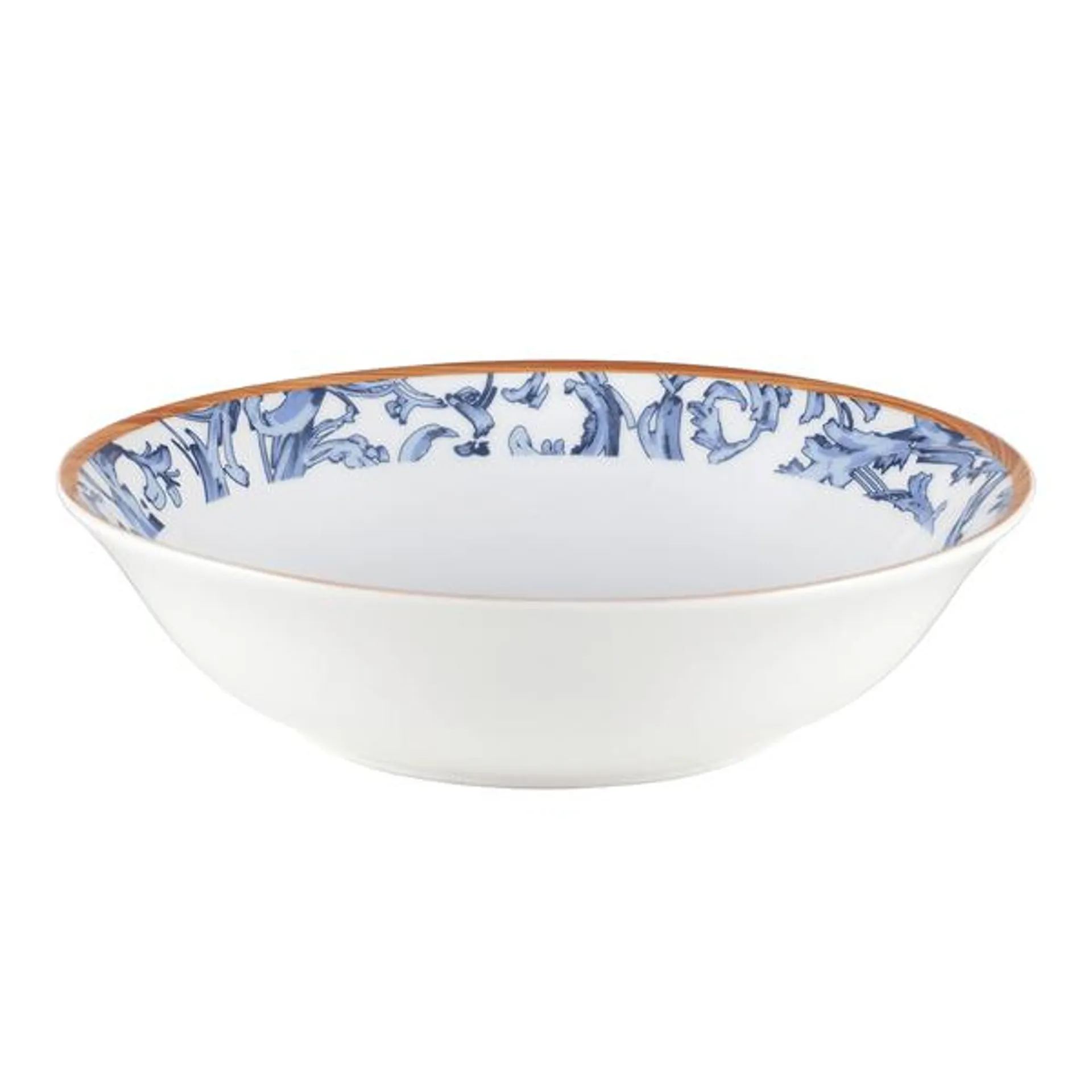 Bowl Ensaladera Hojas Azules 23 cm