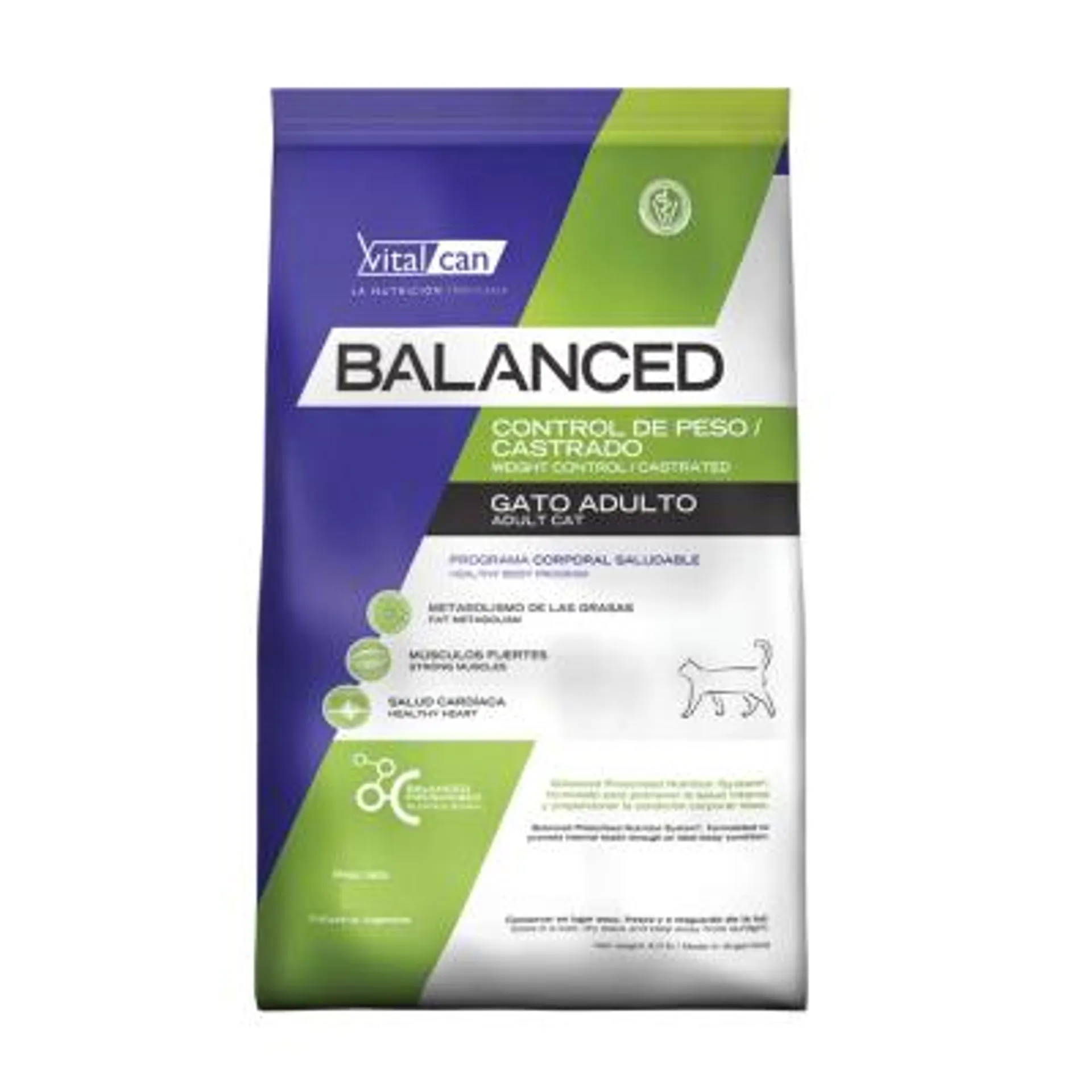 VITALCAN BALANCED GATO CONTROL DE PESO/CASTRADO